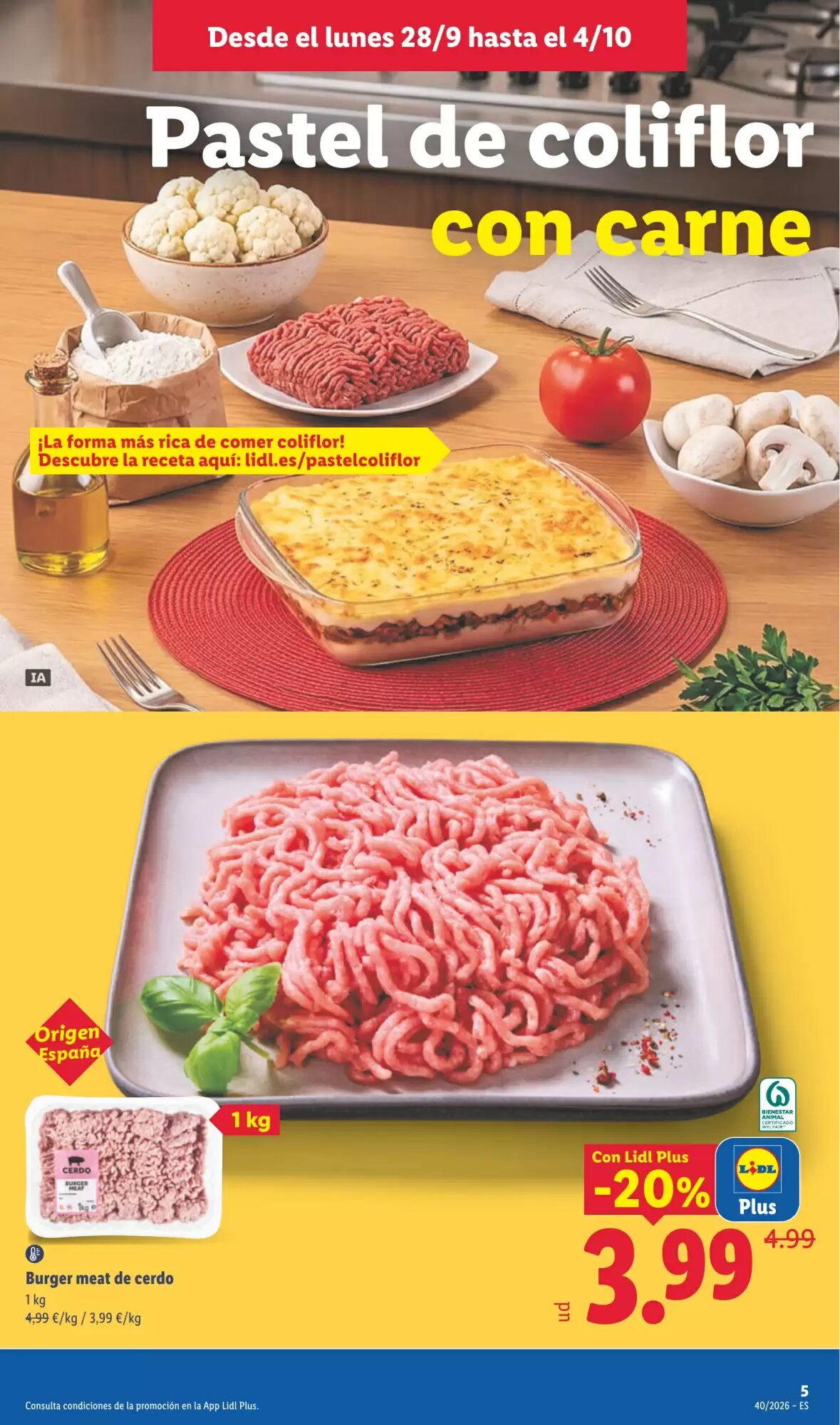 Folleto promocional de Lidl válido desde el 28/09/2026 - Página 7.