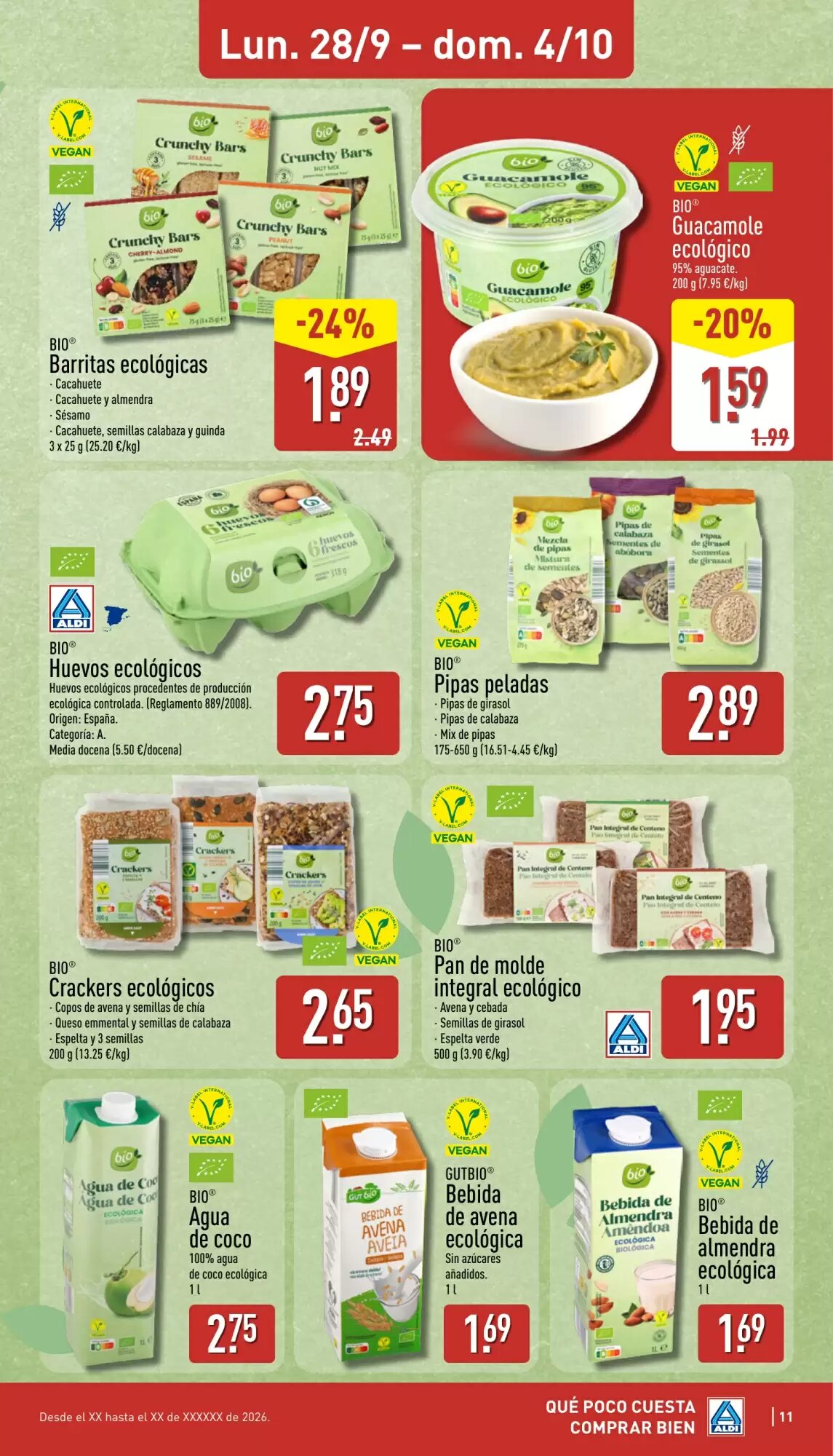 Folleto promocional de ALDI válido desde el 28/09/2026 - Página 11.