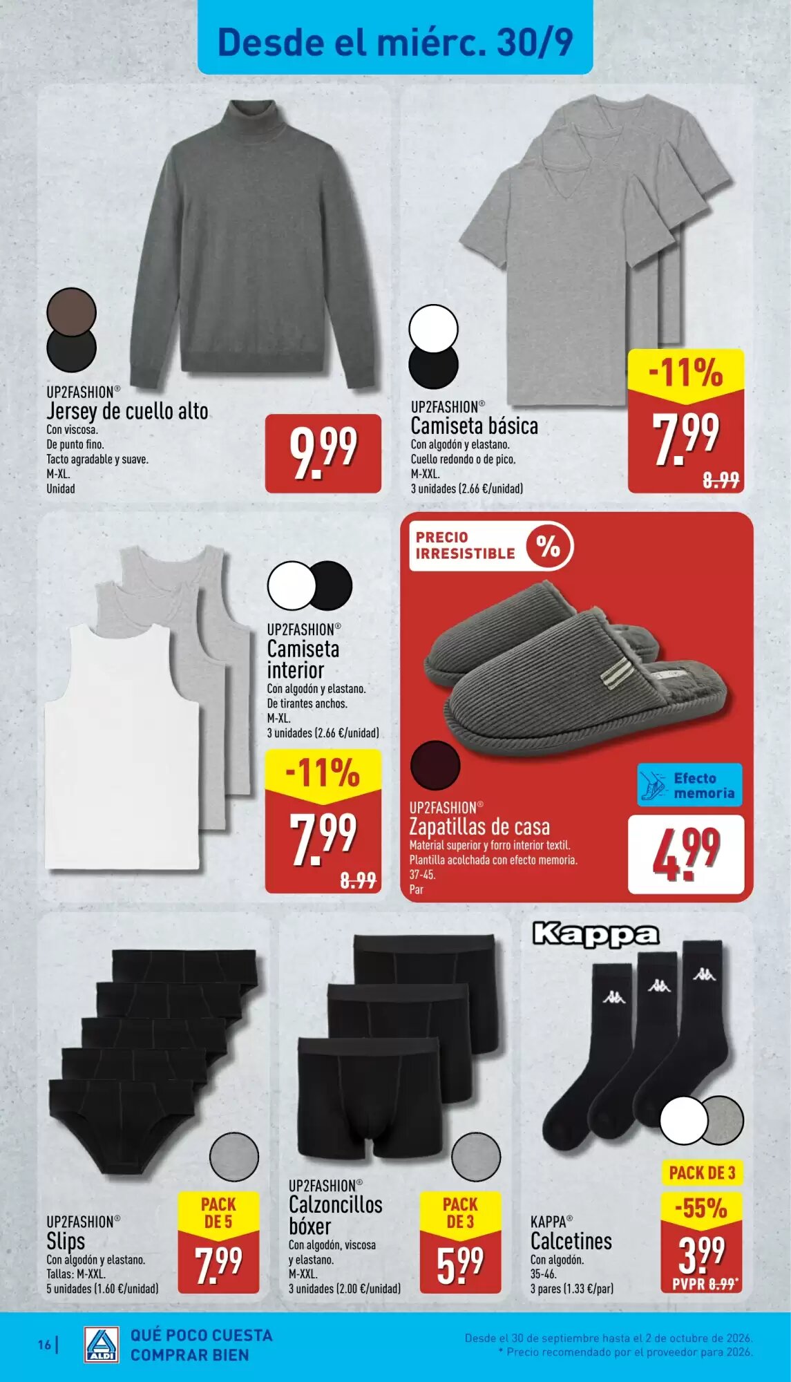 Folleto promocional de ALDI válido desde el 28/09/2026 - Página 16.