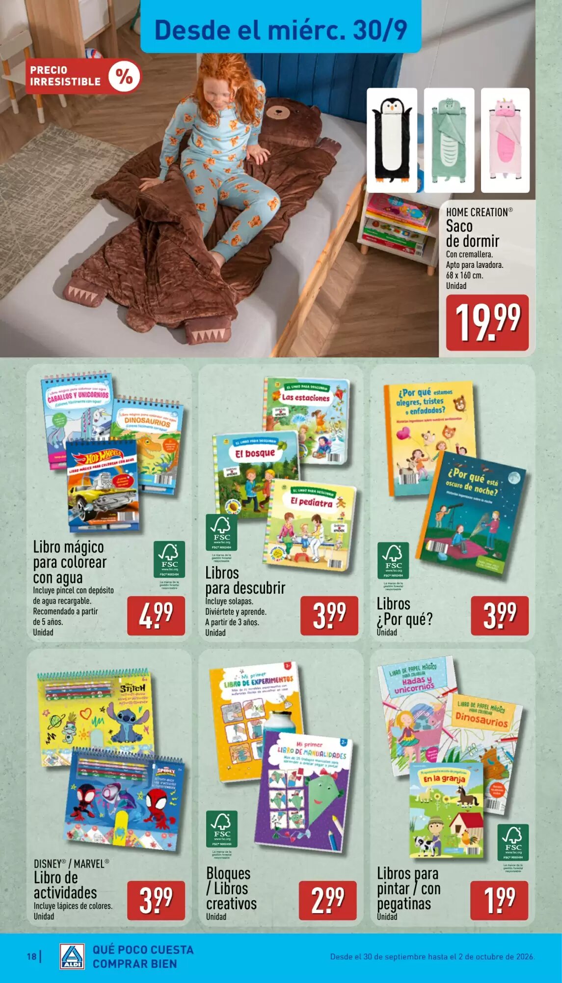 Folleto promocional de ALDI válido desde el 28/09/2026 - Página 18.