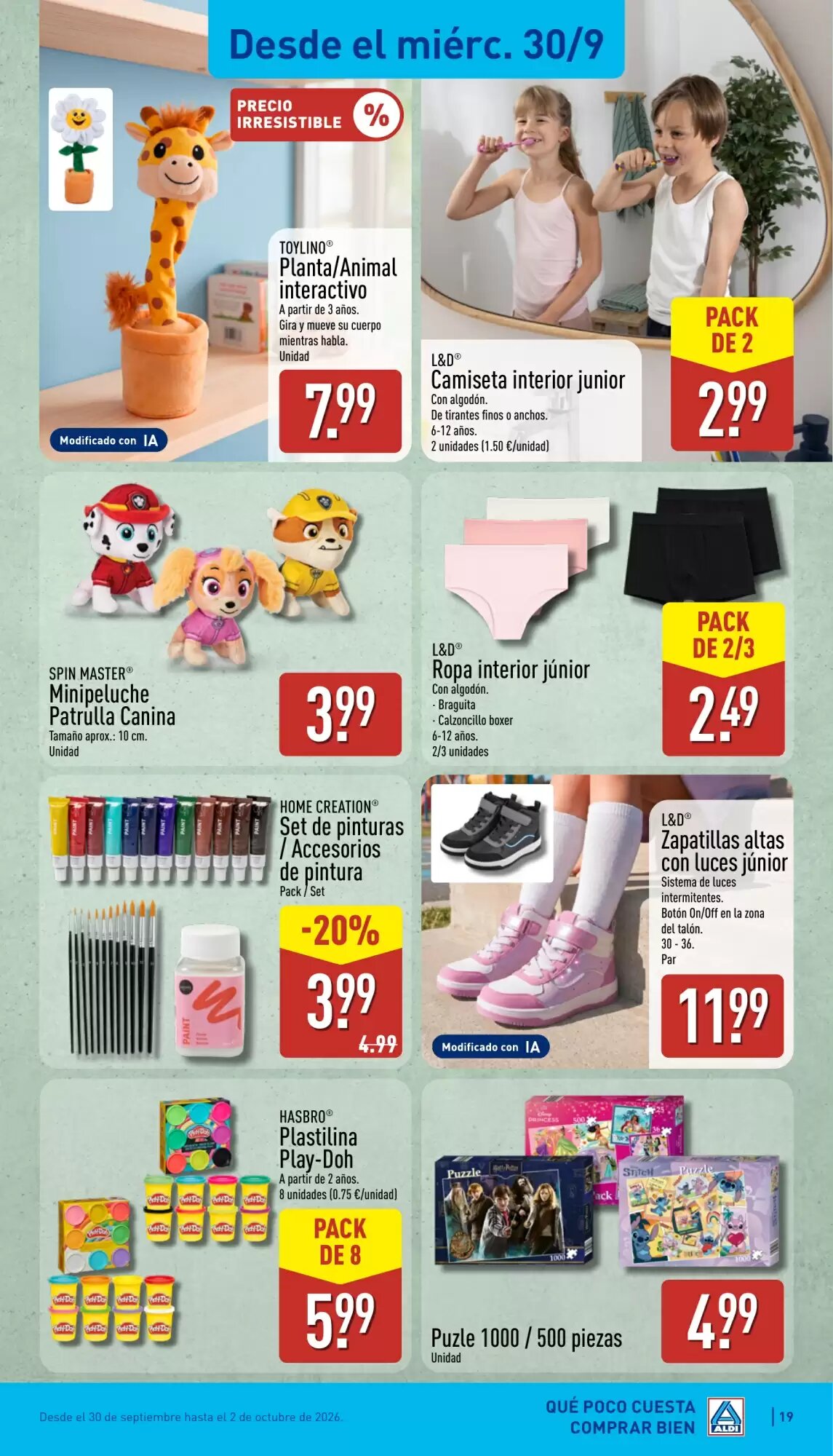 Folleto promocional de ALDI válido desde el 28/09/2026 - Página 19.