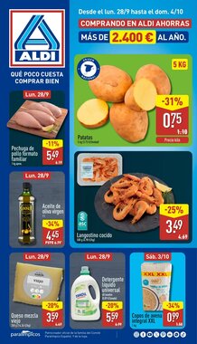 Folleto promocional de ALDI válido desde el 28/09/2026