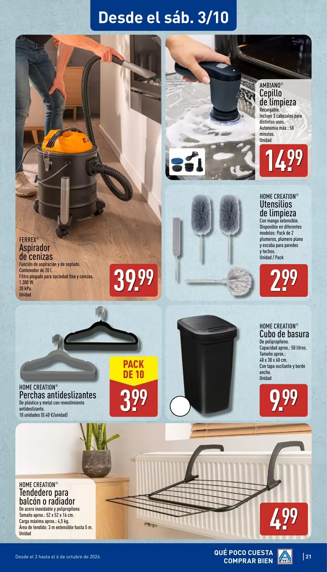 Folleto promocional de ALDI válido desde el 28/09/2026 - Página 21.