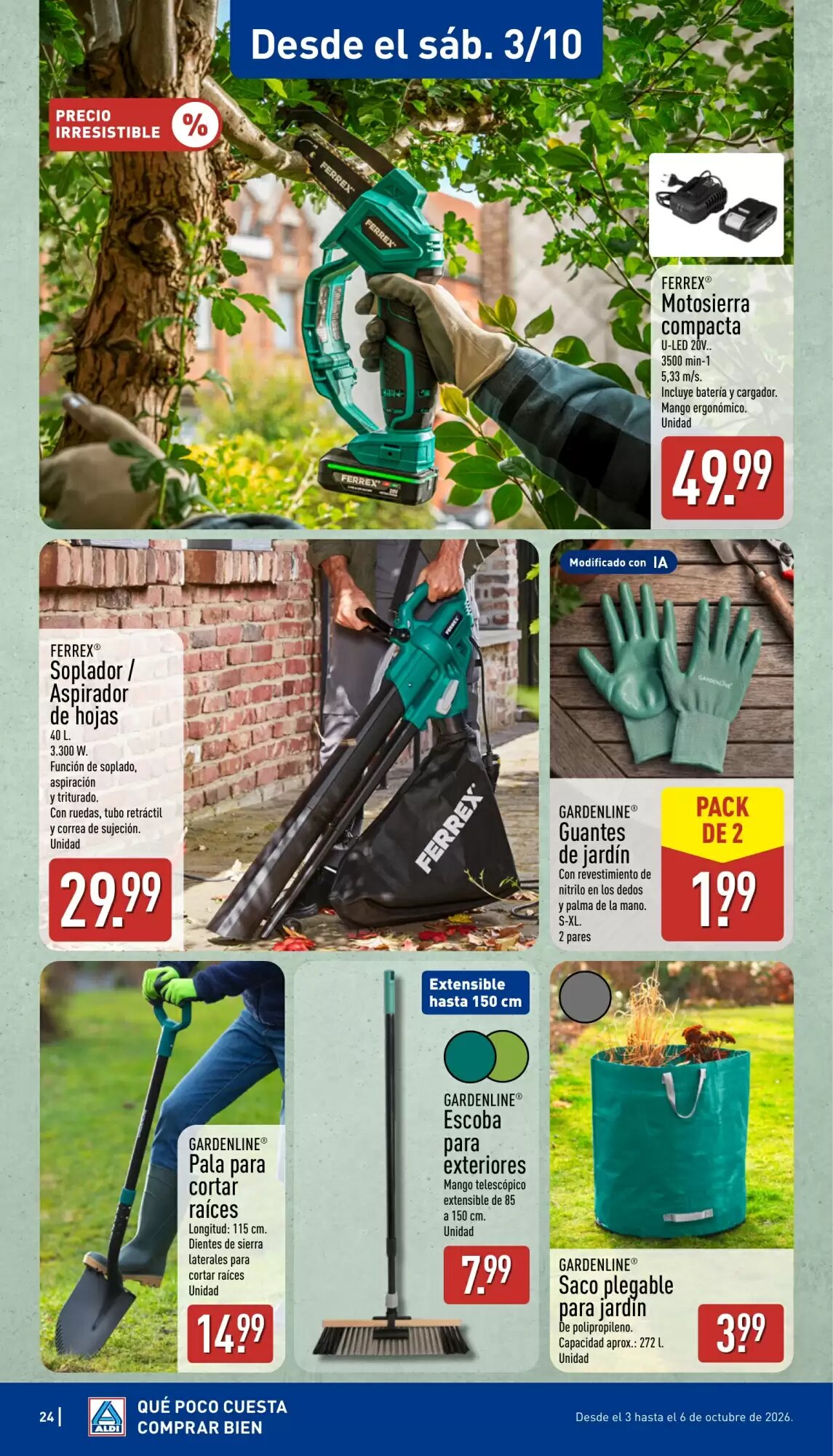 Folleto promocional de ALDI válido desde el 28/09/2026 - Página 24.