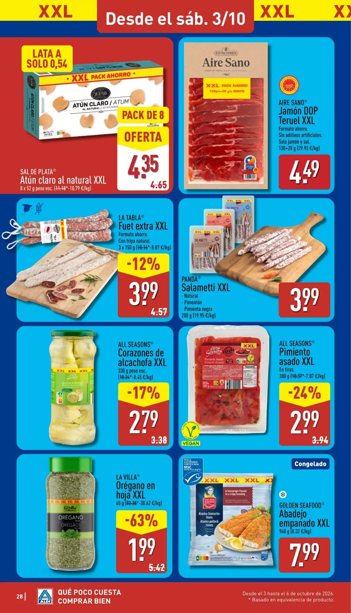 Folleto promocional de ALDI válido desde el 28/09/2026 - Página 28.