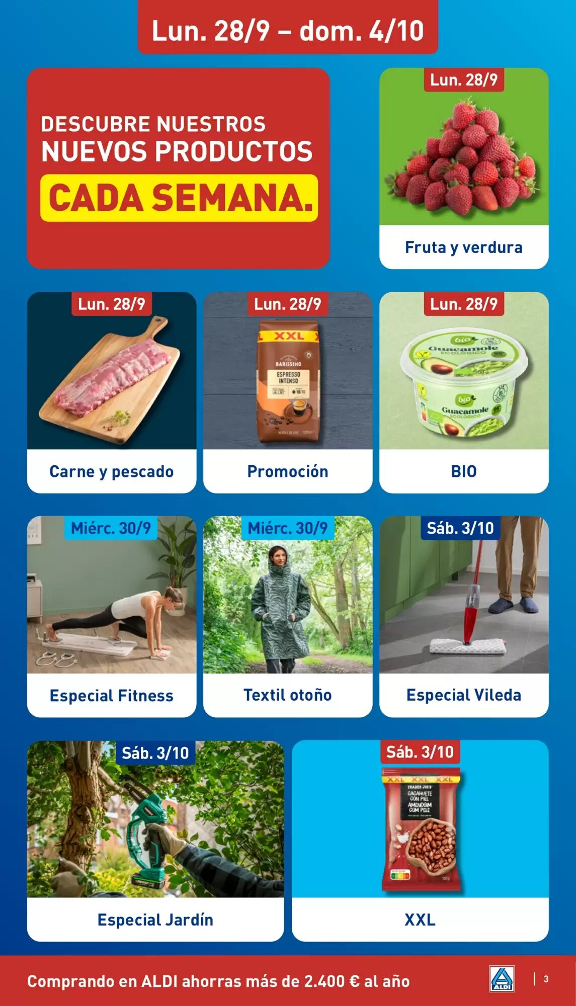Folleto promocional de ALDI válido desde el 28/09/2026 - Página 3.