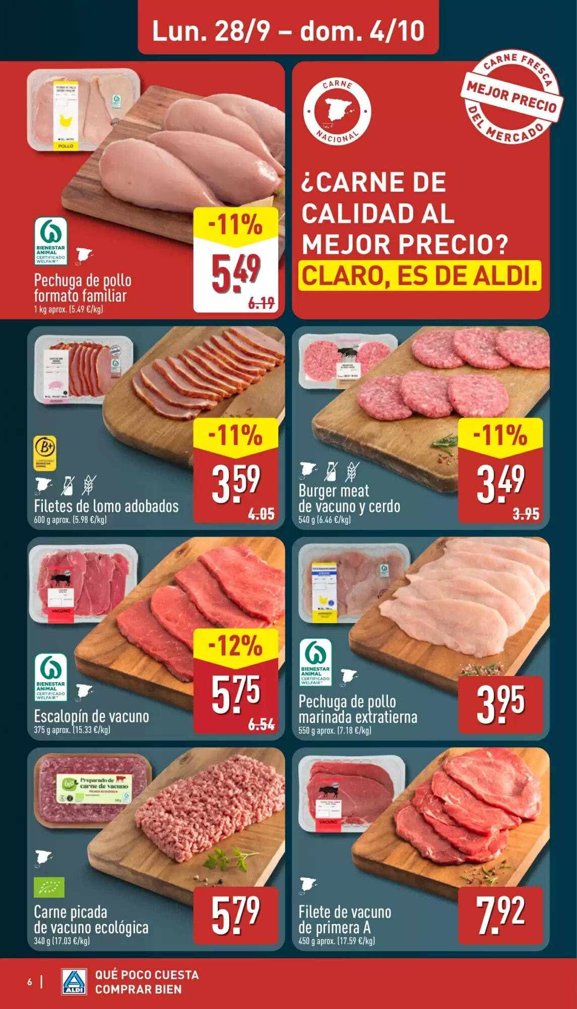Folleto promocional de ALDI válido desde el 28/09/2026 - Página 6.
