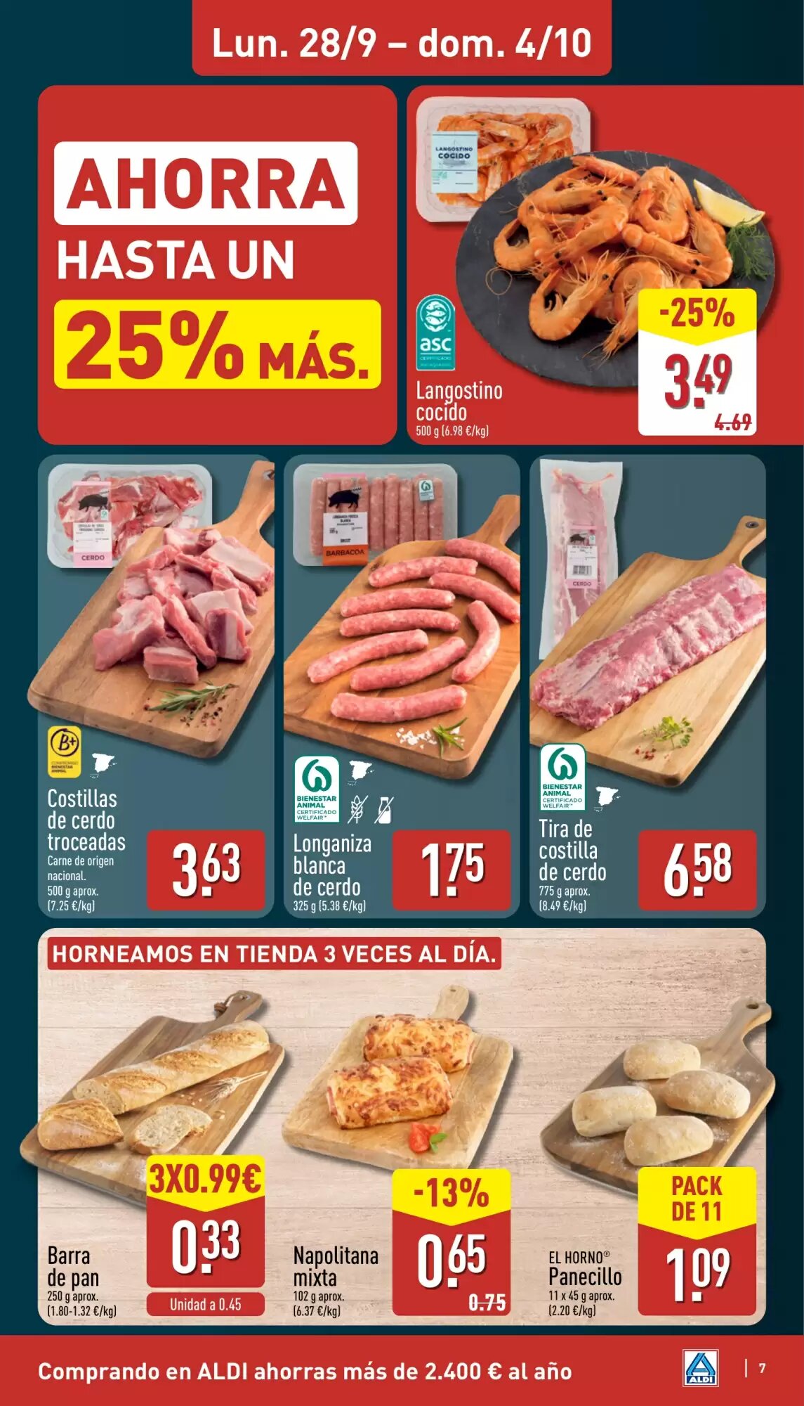 Folleto promocional de ALDI válido desde el 28/09/2026 - Página 7.