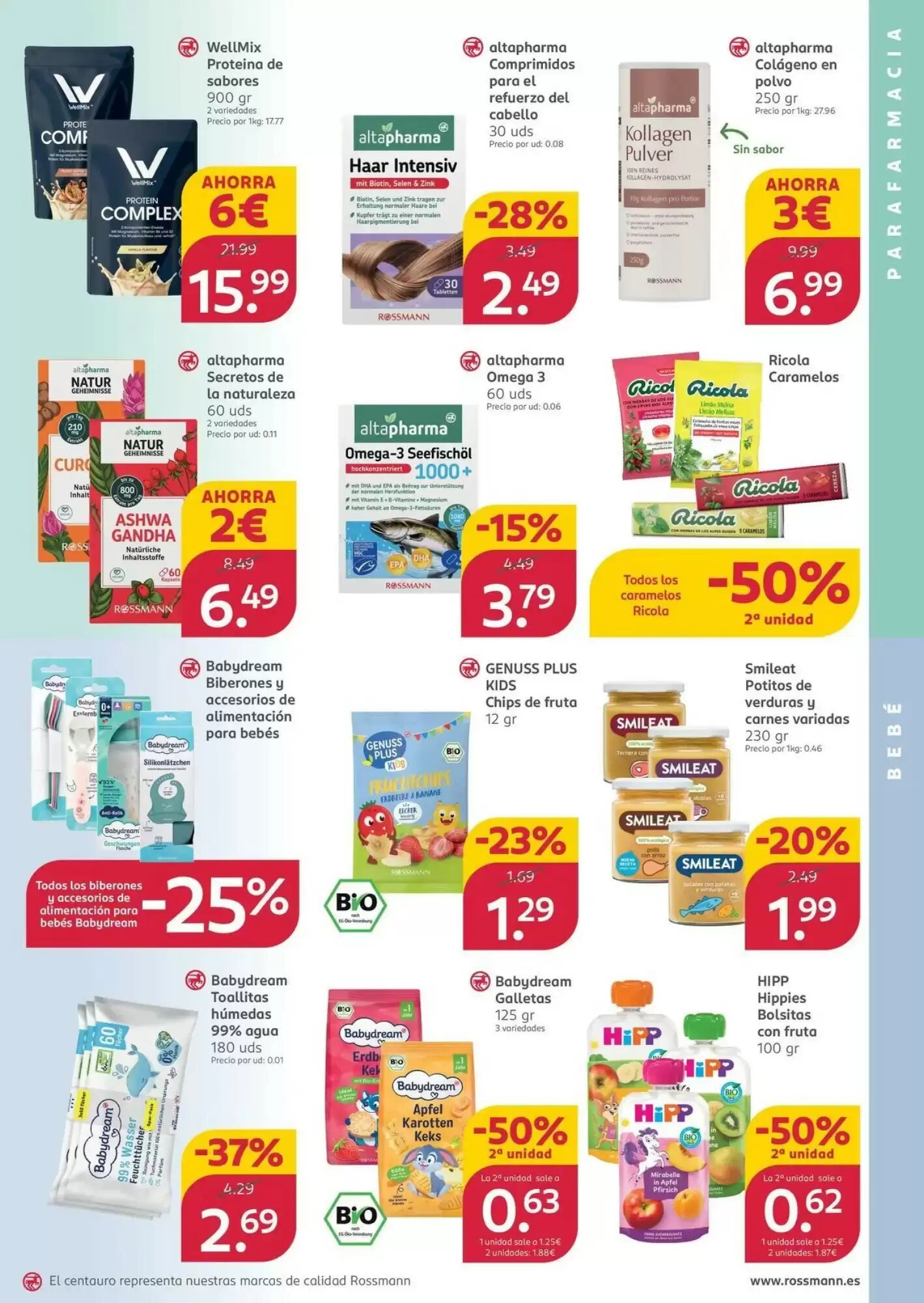 Folleto promocional de Rossmann válido desde el 28/09/2026 - Página 3.