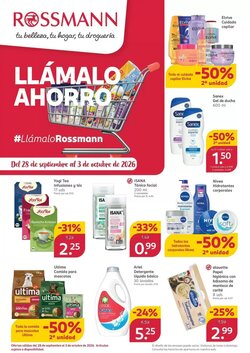 Folleto promocional de Rossmann válido desde el 28/09/2026