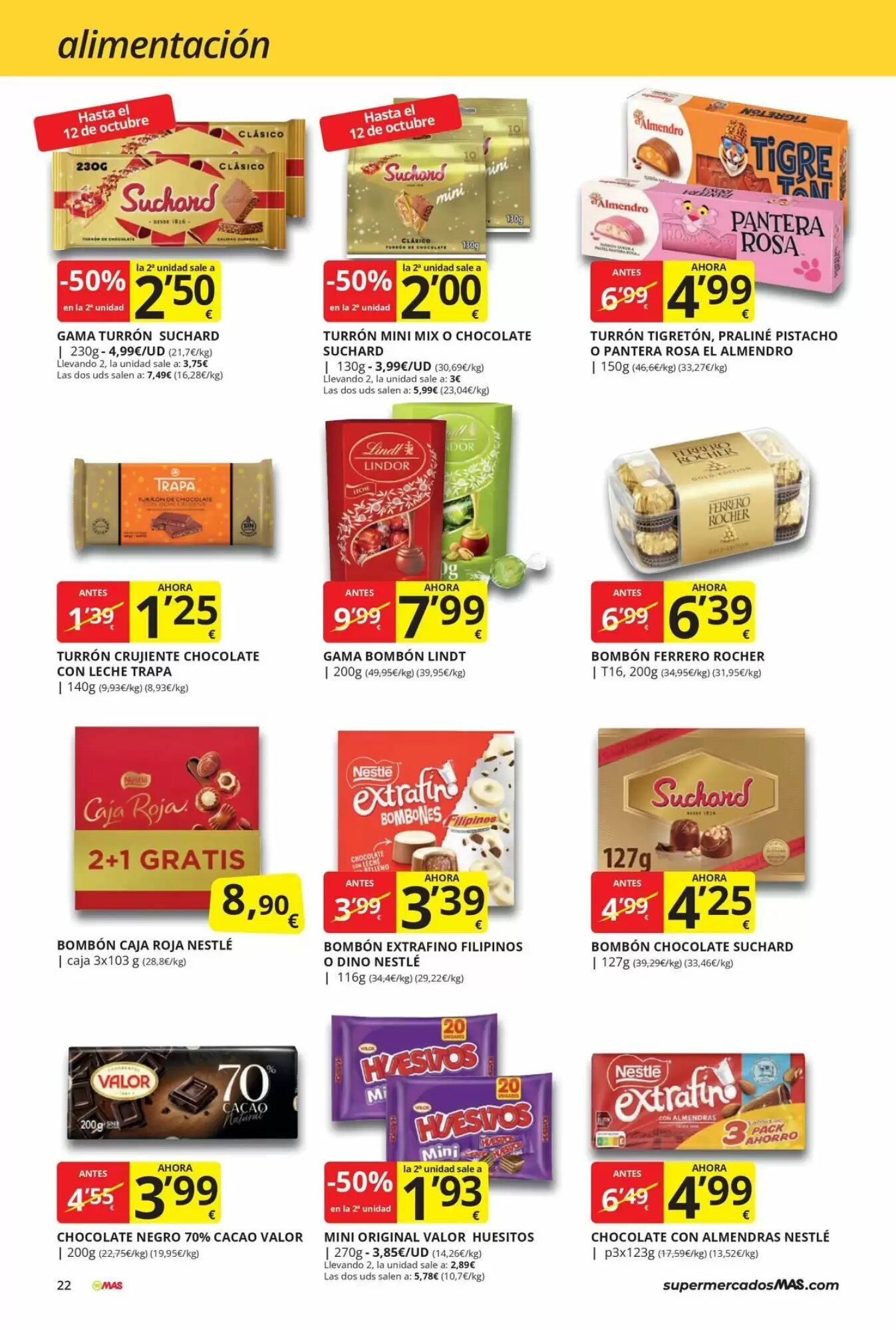 Folleto promocional de MAS válido desde el 28/09/2026 - Página 22.