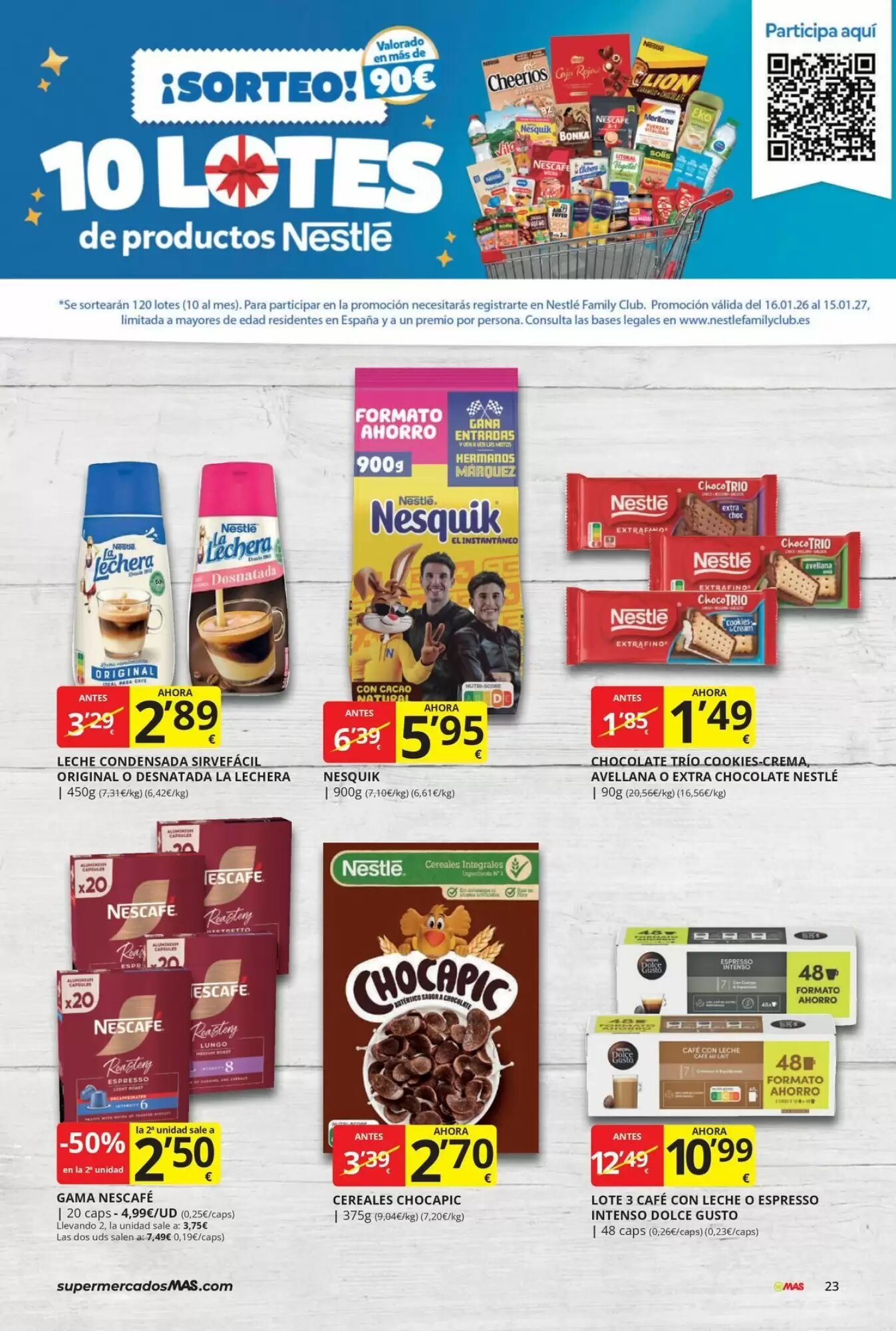 Folleto promocional de MAS válido desde el 28/09/2026 - Página 23.