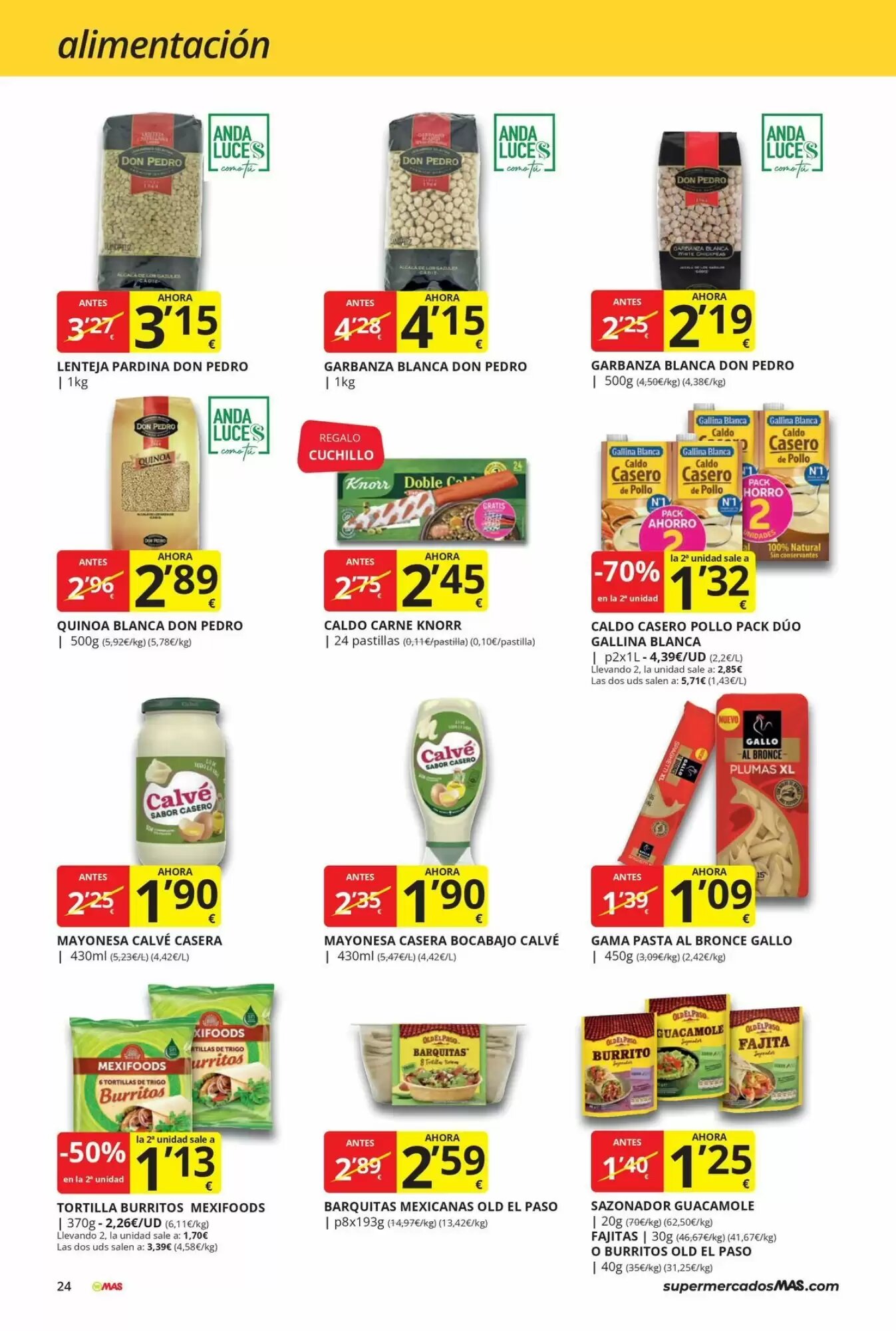 Folleto promocional de MAS válido desde el 28/09/2026 - Página 24.
