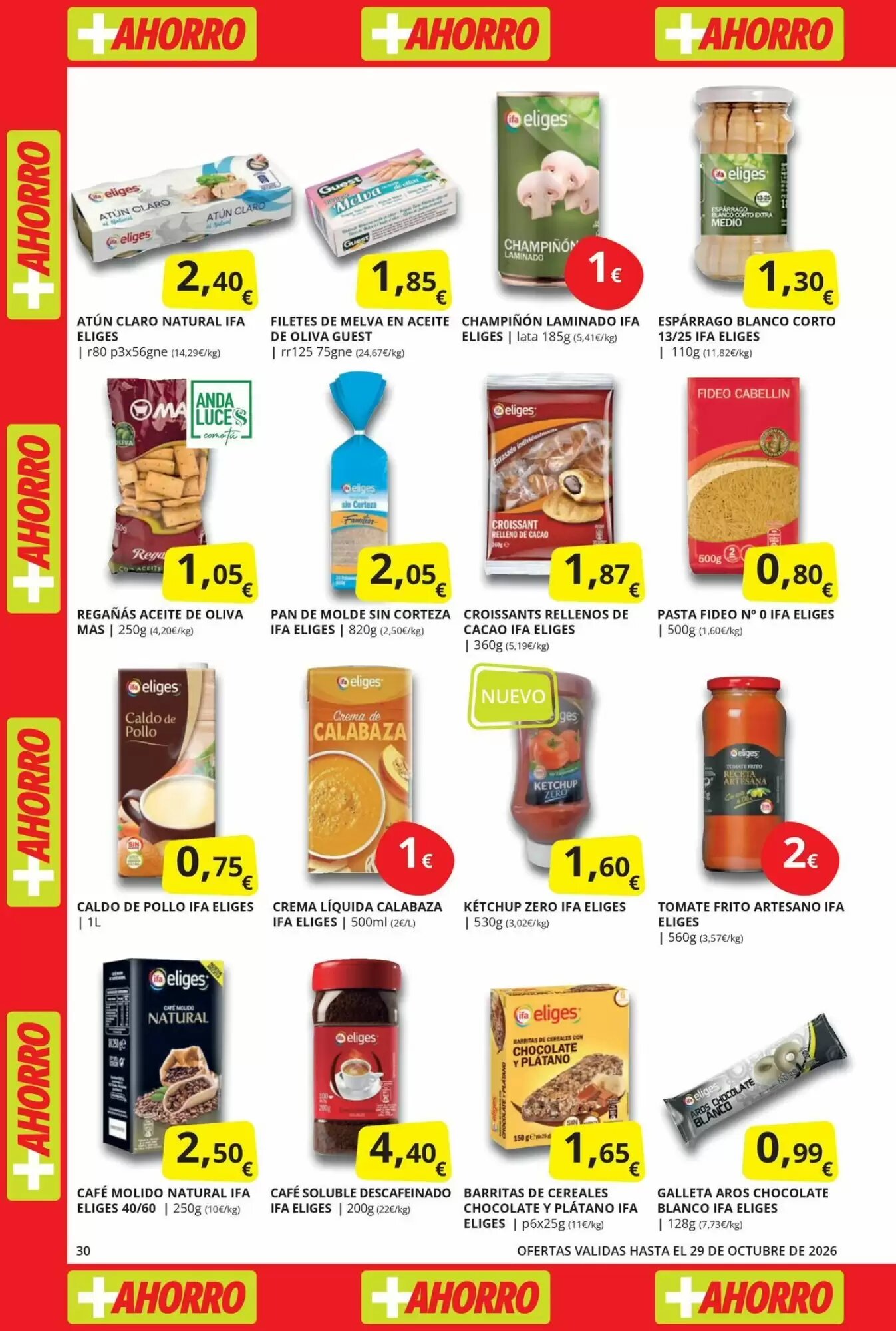 Folleto promocional de MAS válido desde el 28/09/2026 - Página 30.