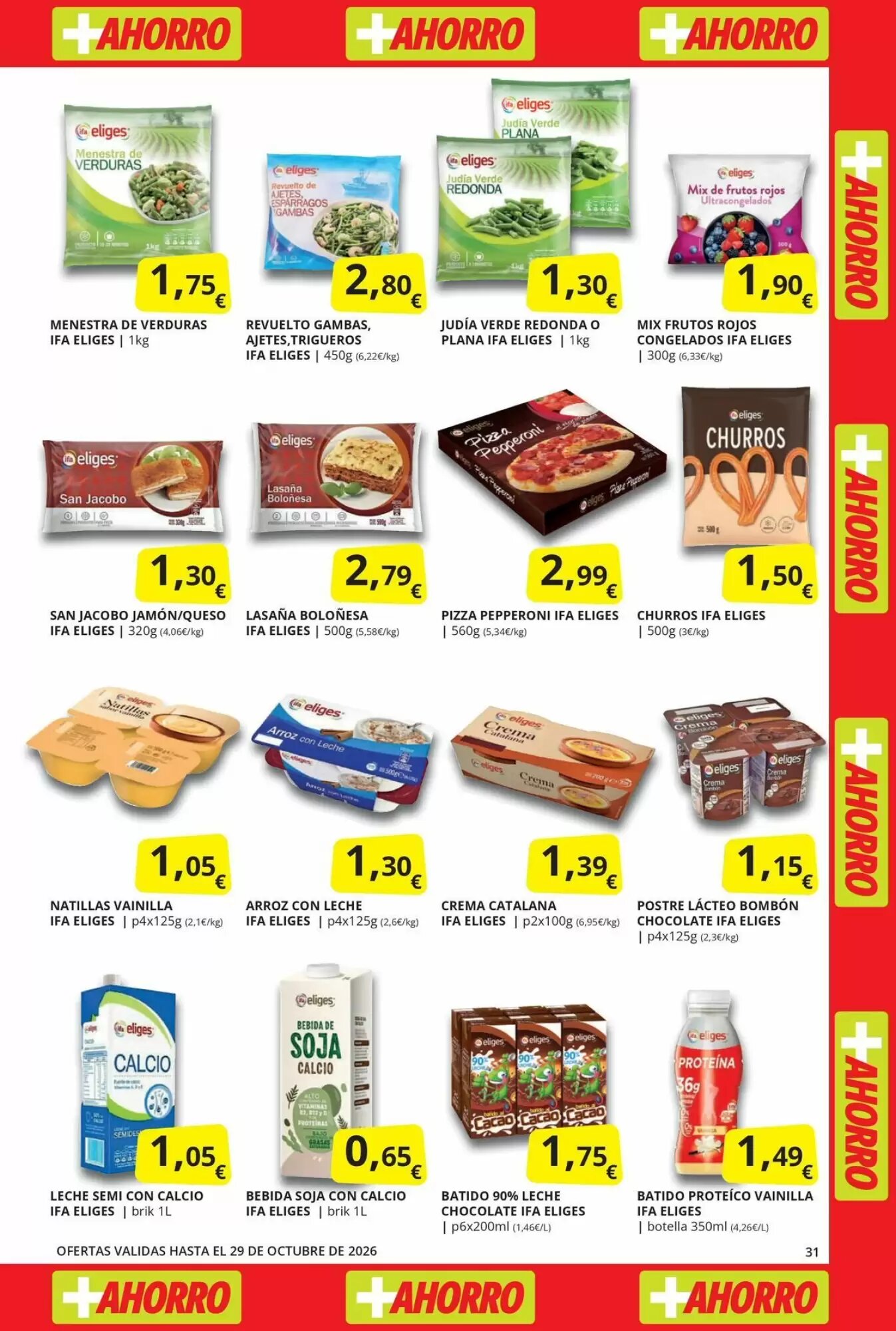 Folleto promocional de MAS válido desde el 28/09/2026 - Página 31.