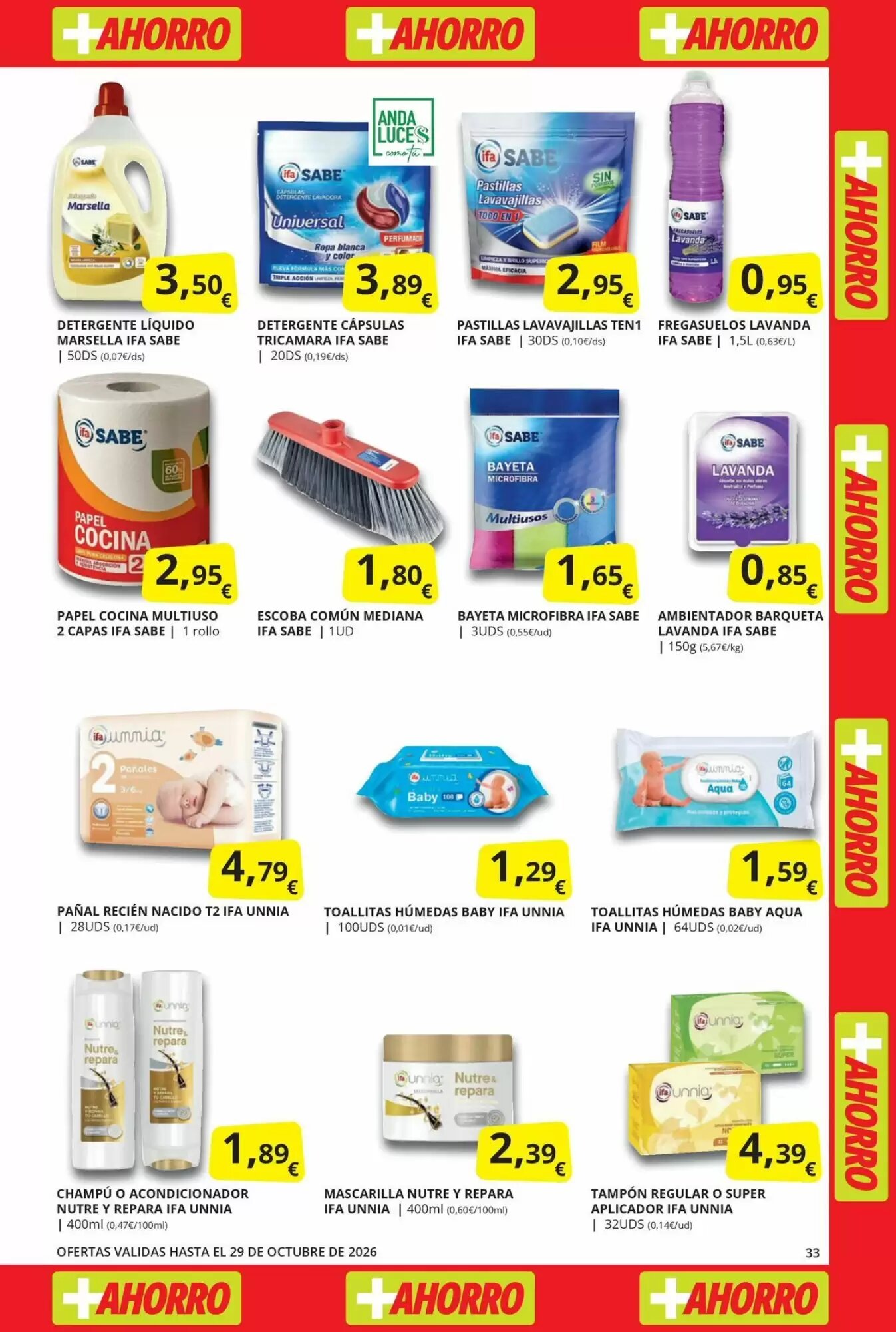 Folleto promocional de MAS válido desde el 28/09/2026 - Página 33.