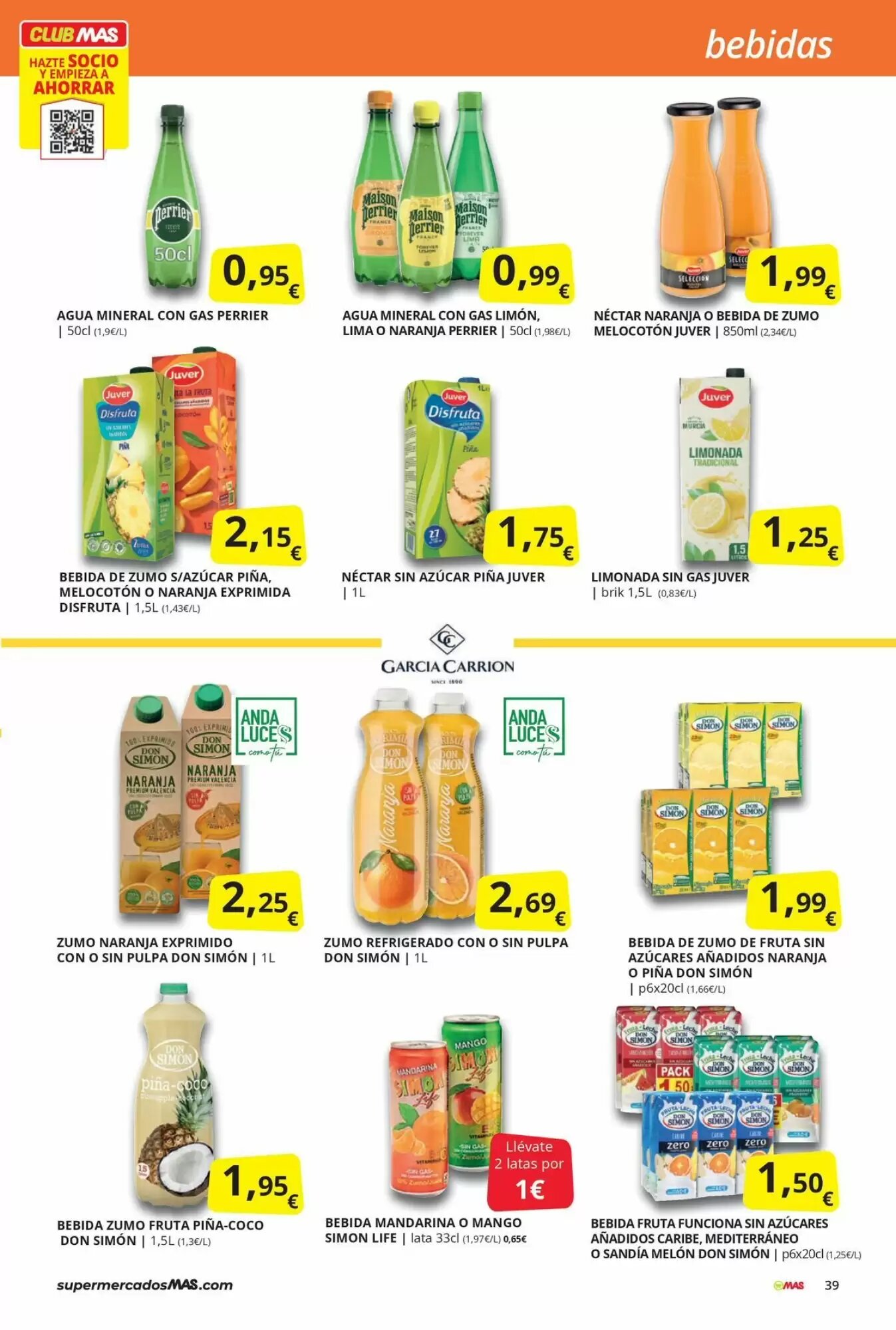 Folleto promocional de MAS válido desde el 28/09/2026 - Página 39.