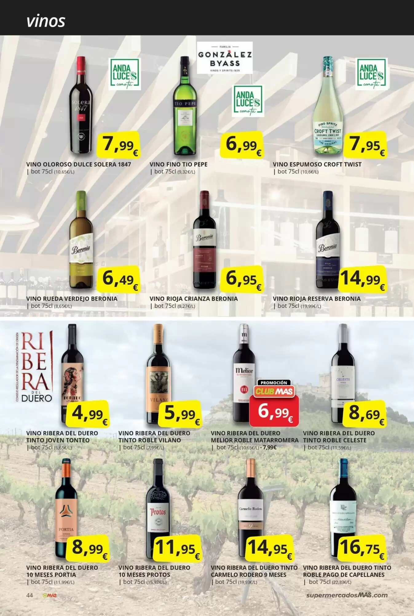 Folleto promocional de MAS válido desde el 28/09/2026 - Página 44.