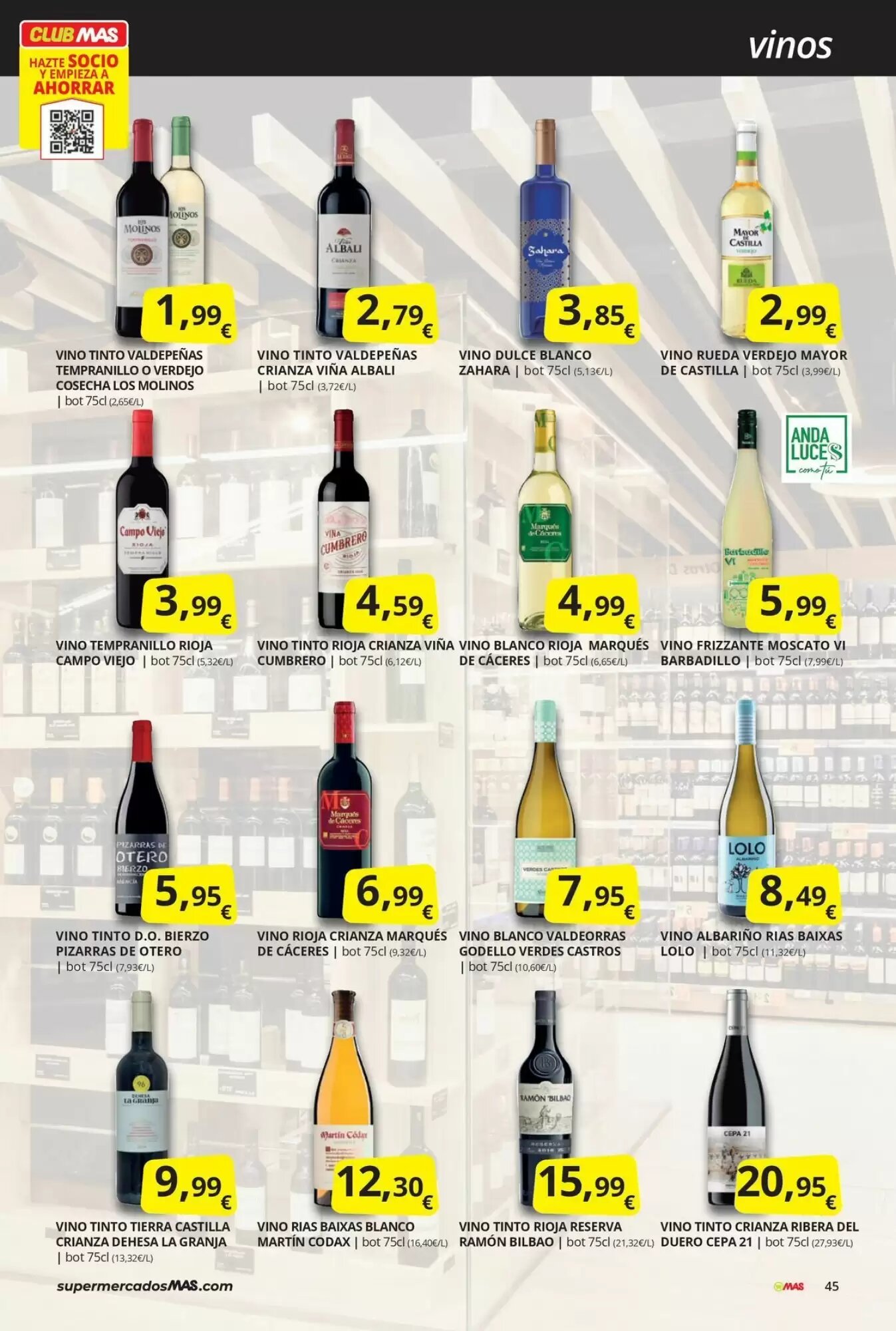 Folleto promocional de MAS válido desde el 28/09/2026 - Página 45.