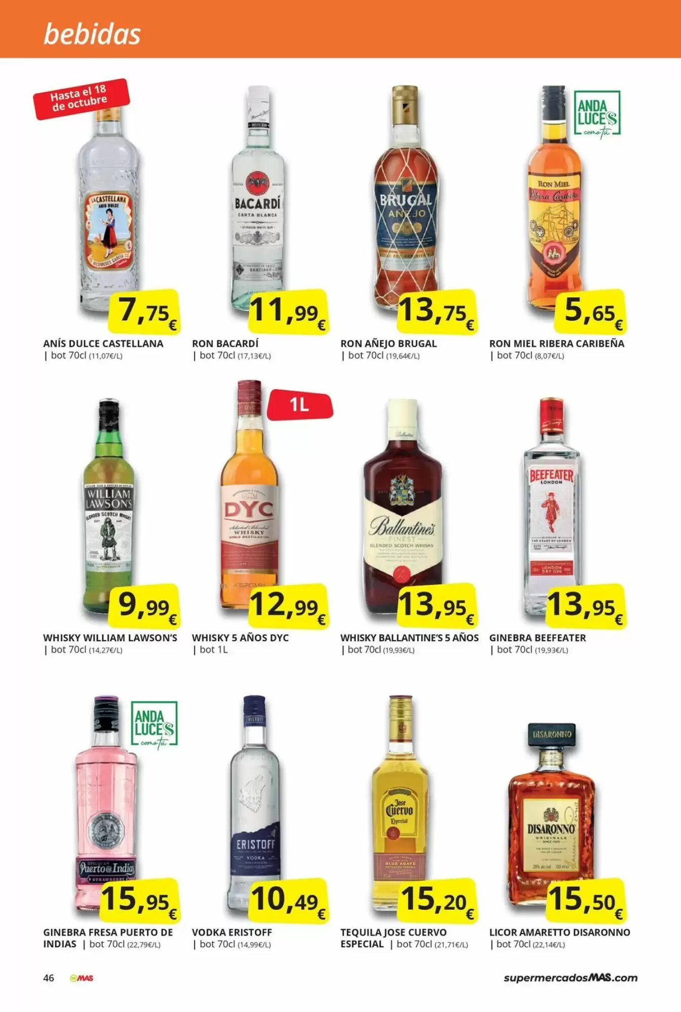 Folleto promocional de MAS válido desde el 28/09/2026 - Página 46.