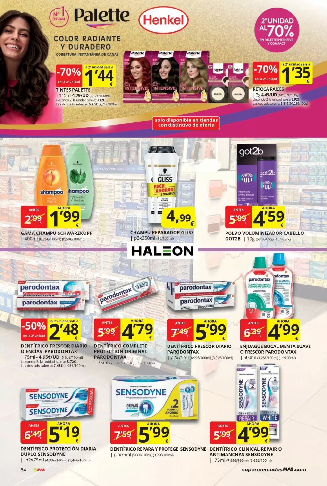 Folleto promocional de MAS válido desde el 28/09/2026 - Página 54.