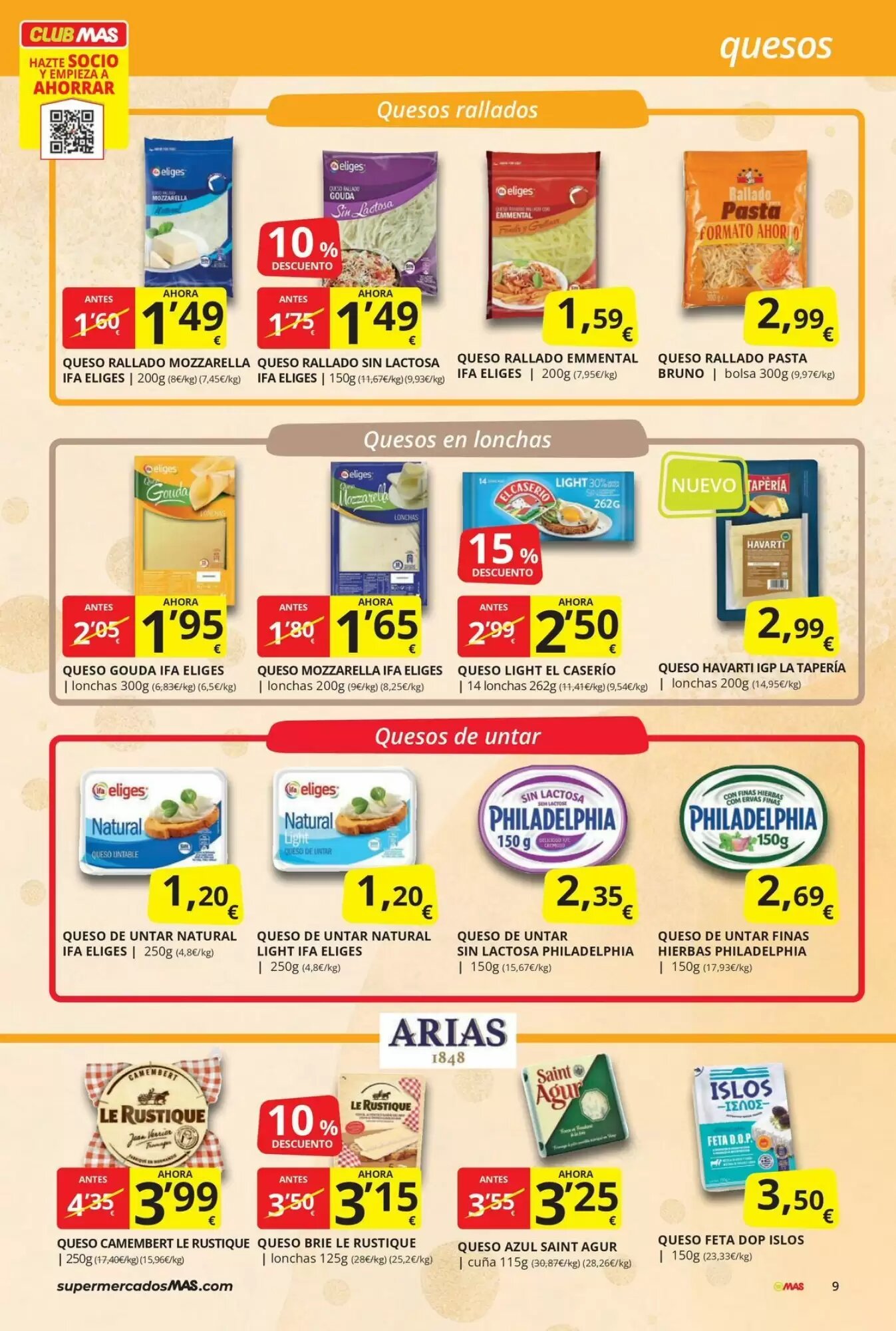 Folleto promocional de MAS válido desde el 28/09/2026 - Página 9.