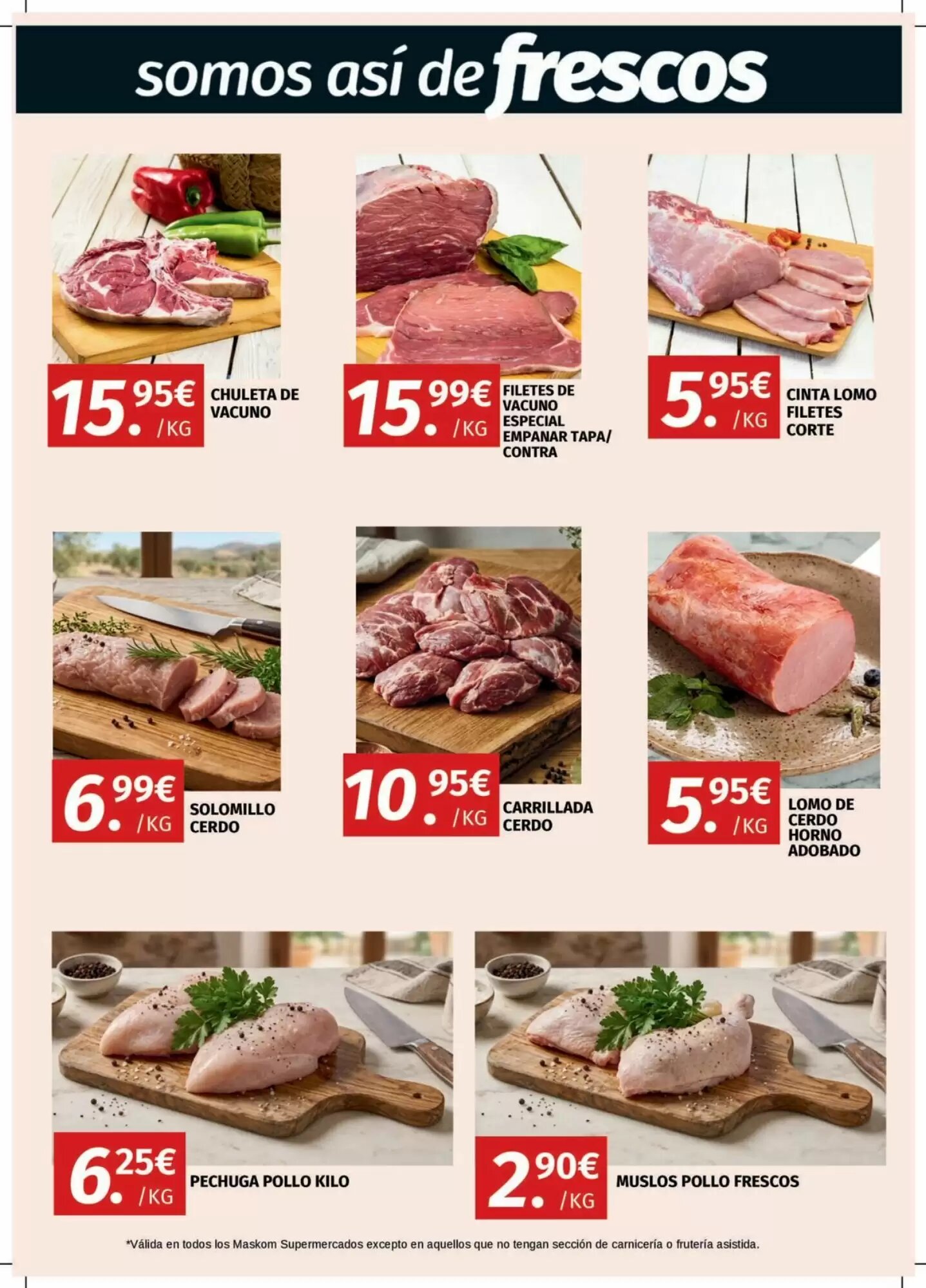 Folleto promocional de Maskom Supermercados válido desde el 28/09/2026 - Página 2.