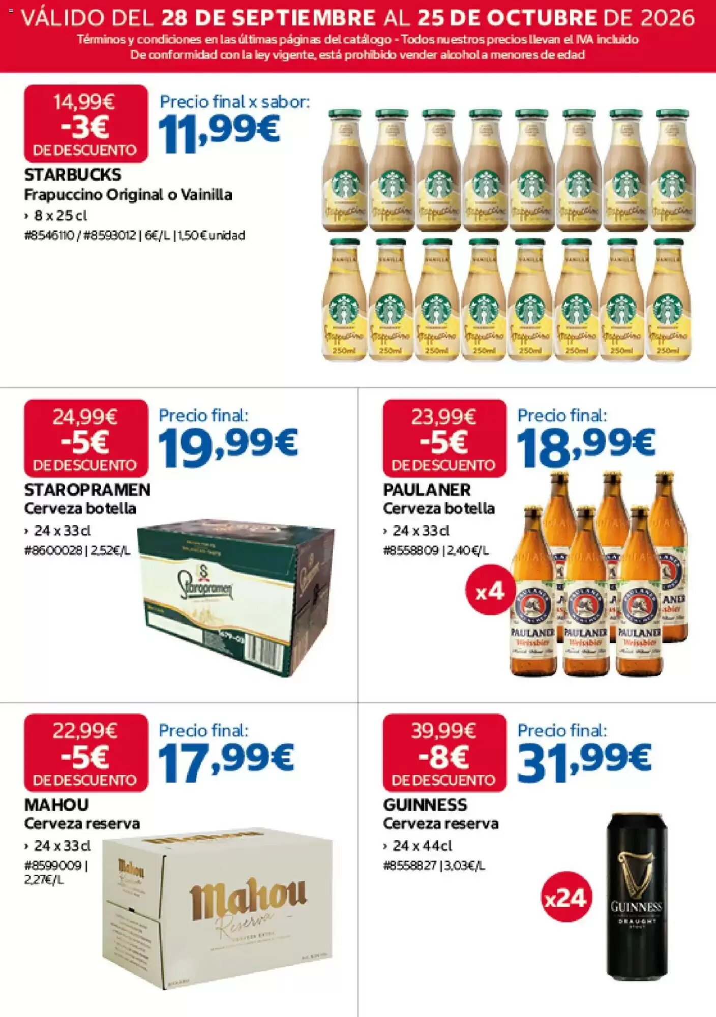 Folleto promocional de Costco válido desde el 28/09/2026 - Página 15.