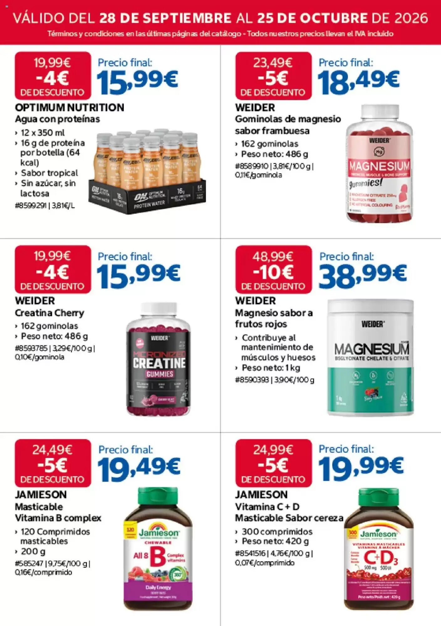 Folleto promocional de Costco válido desde el 28/09/2026 - Página 19.