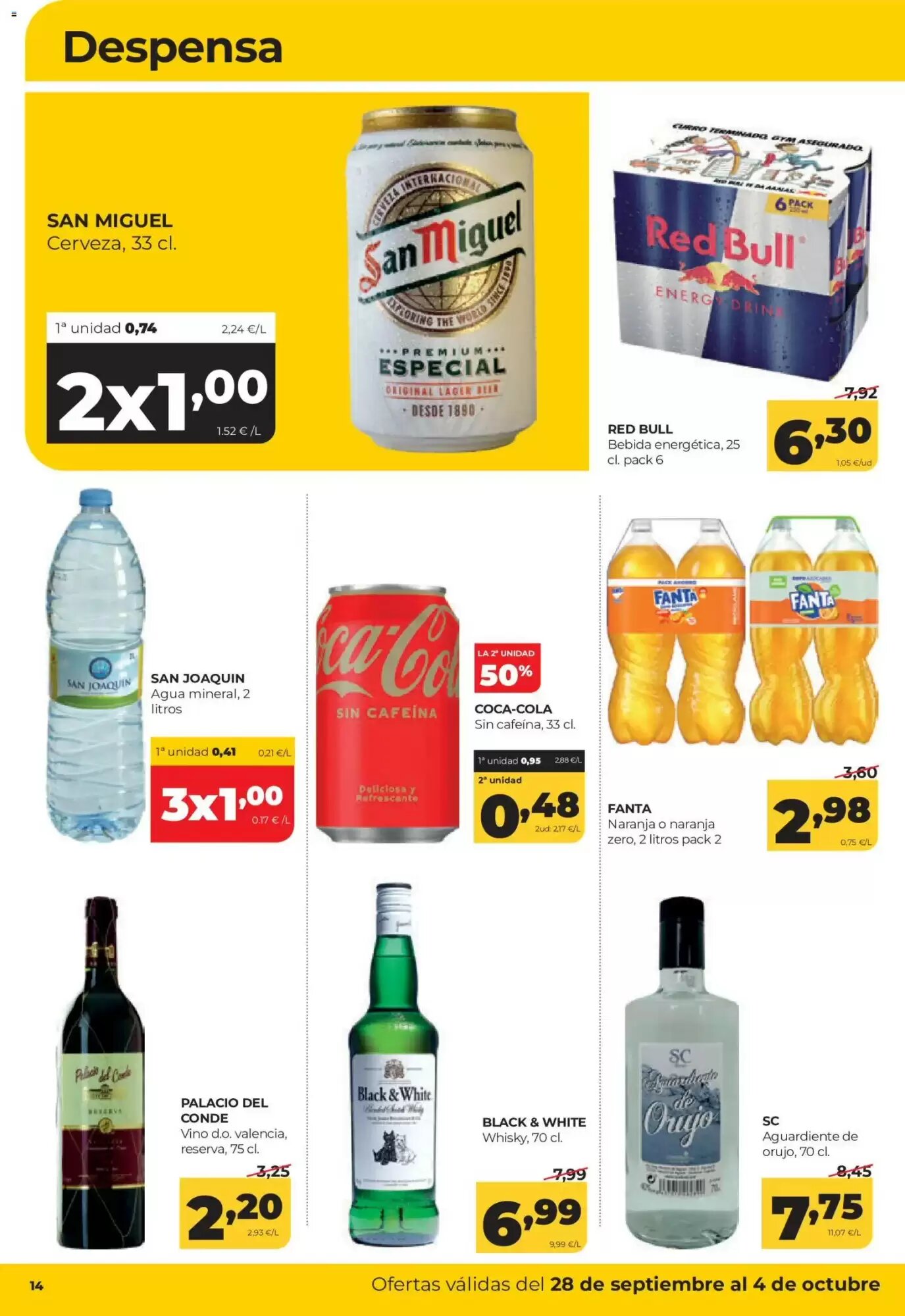 Folleto promocional de Alimerka válido desde el 28/09/2026 - Página 14.