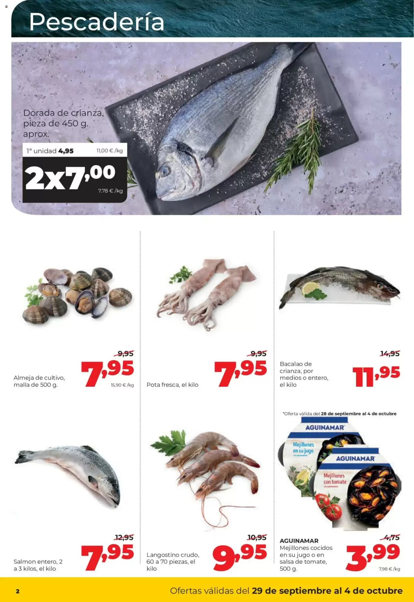 Folleto promocional de Alimerka válido desde el 28/09/2026 - Página 2.