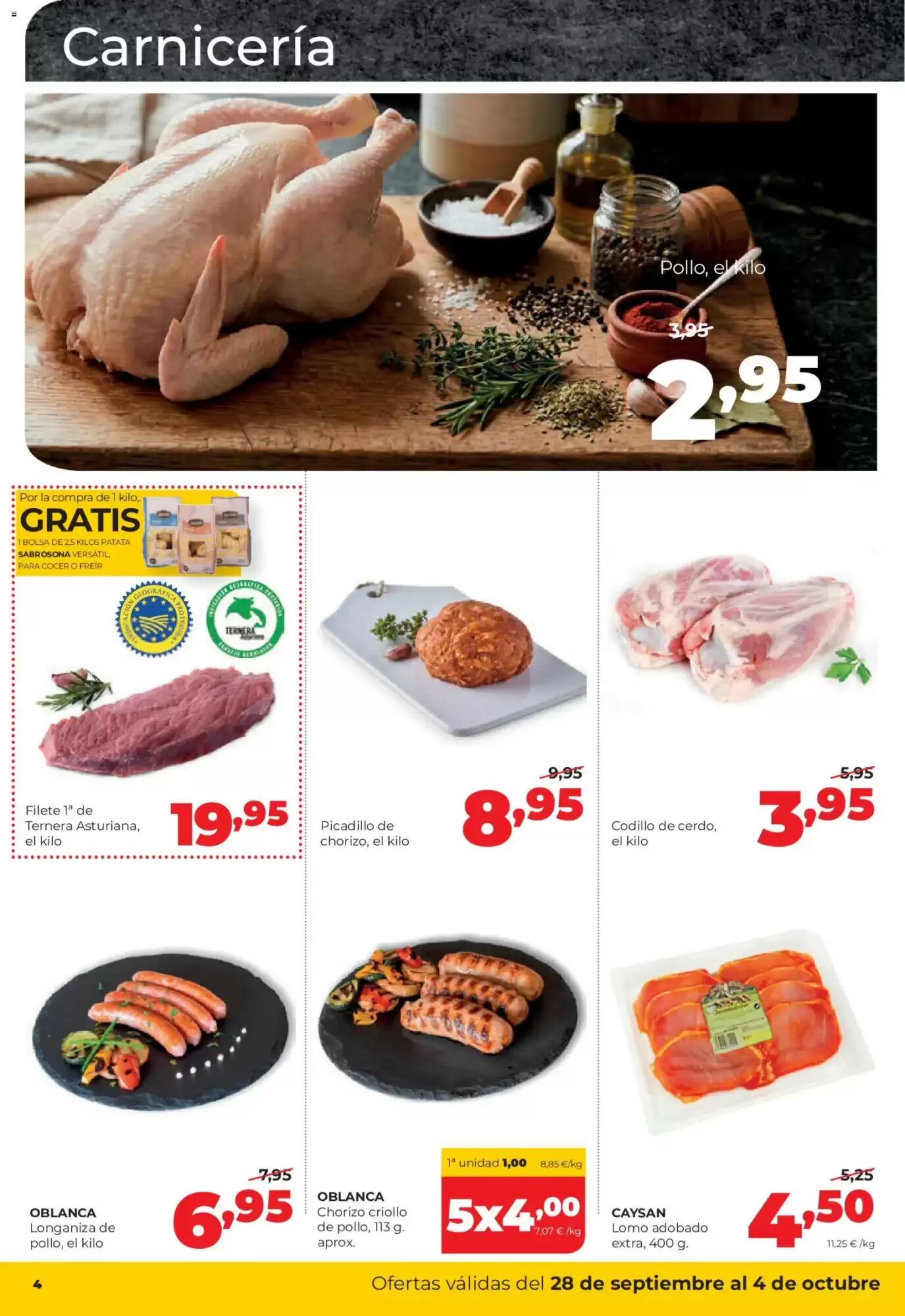 Folleto promocional de Alimerka válido desde el 28/09/2026 - Página 4.