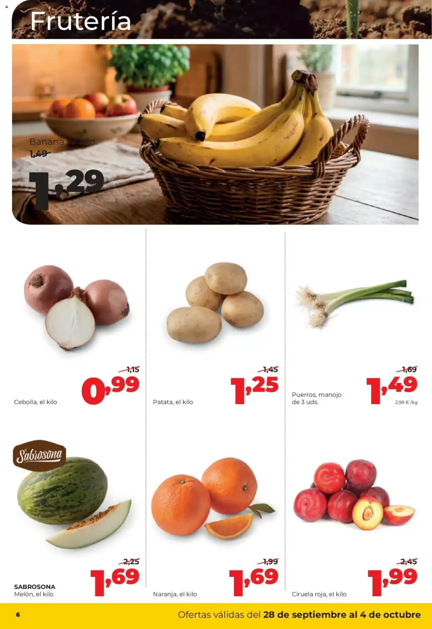 Folleto promocional de Alimerka válido desde el 28/09/2026 - Página 6.