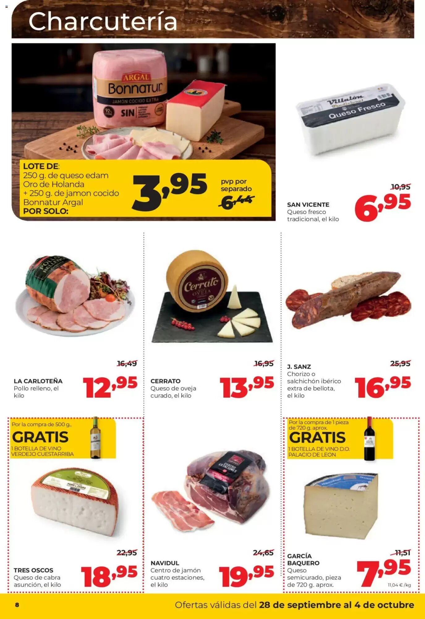 Folleto promocional de Alimerka válido desde el 28/09/2026 - Página 8.