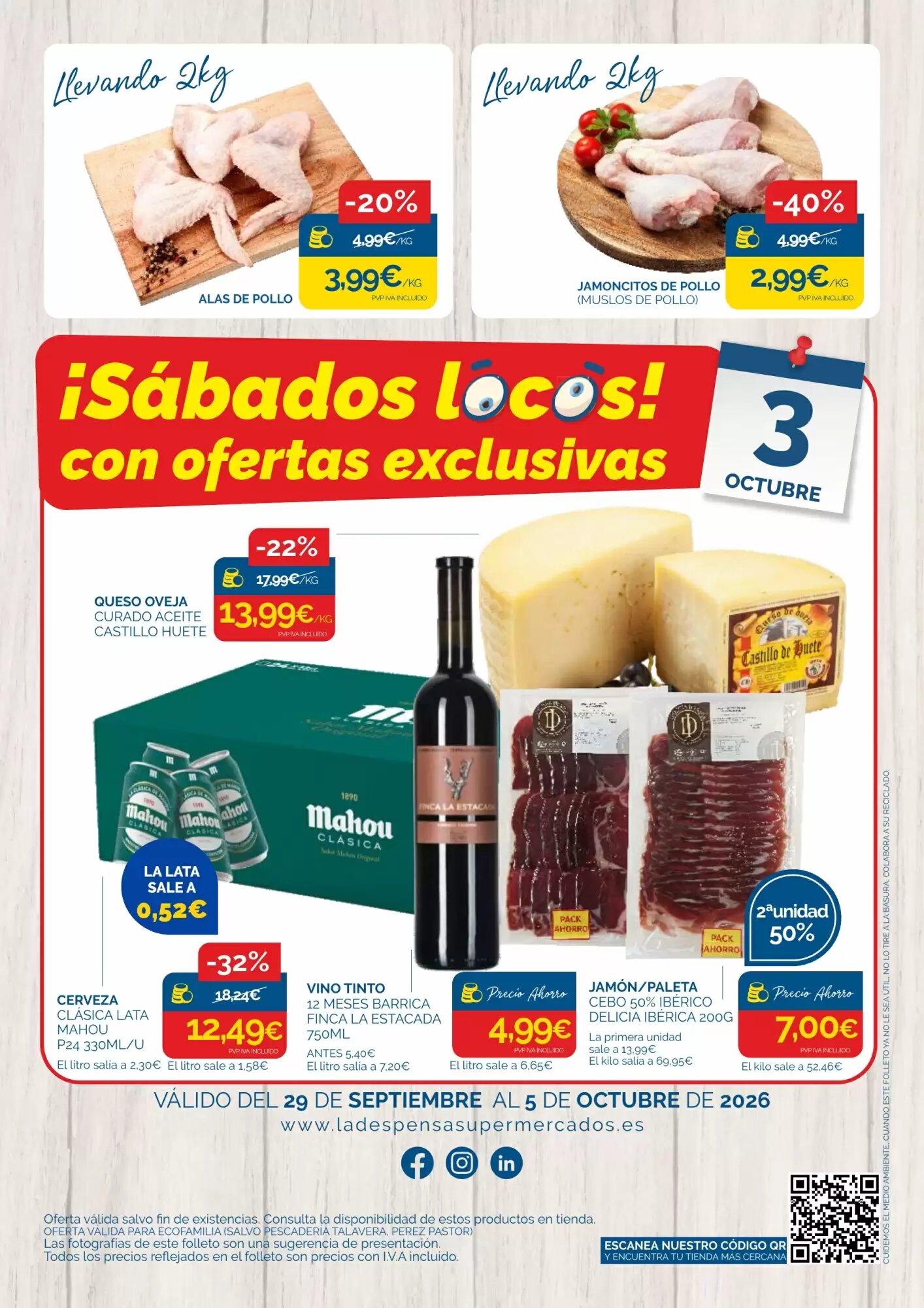 Folleto promocional de Cash Ecofamilia válido desde el 29/09/2026 - Página 4.