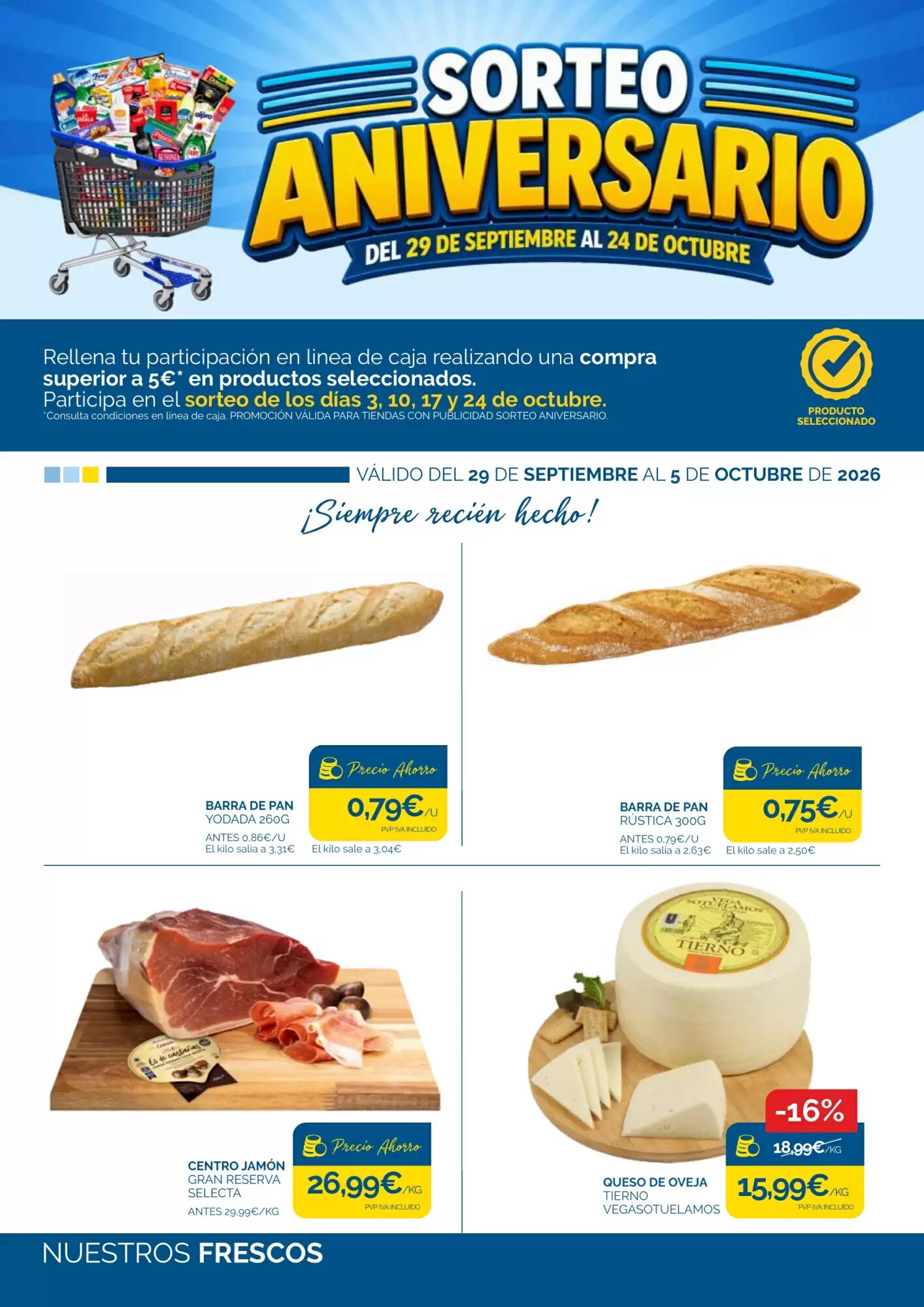 Folleto promocional de Supermercados La Despensa válido desde el 29/09/2026 - Página 3.