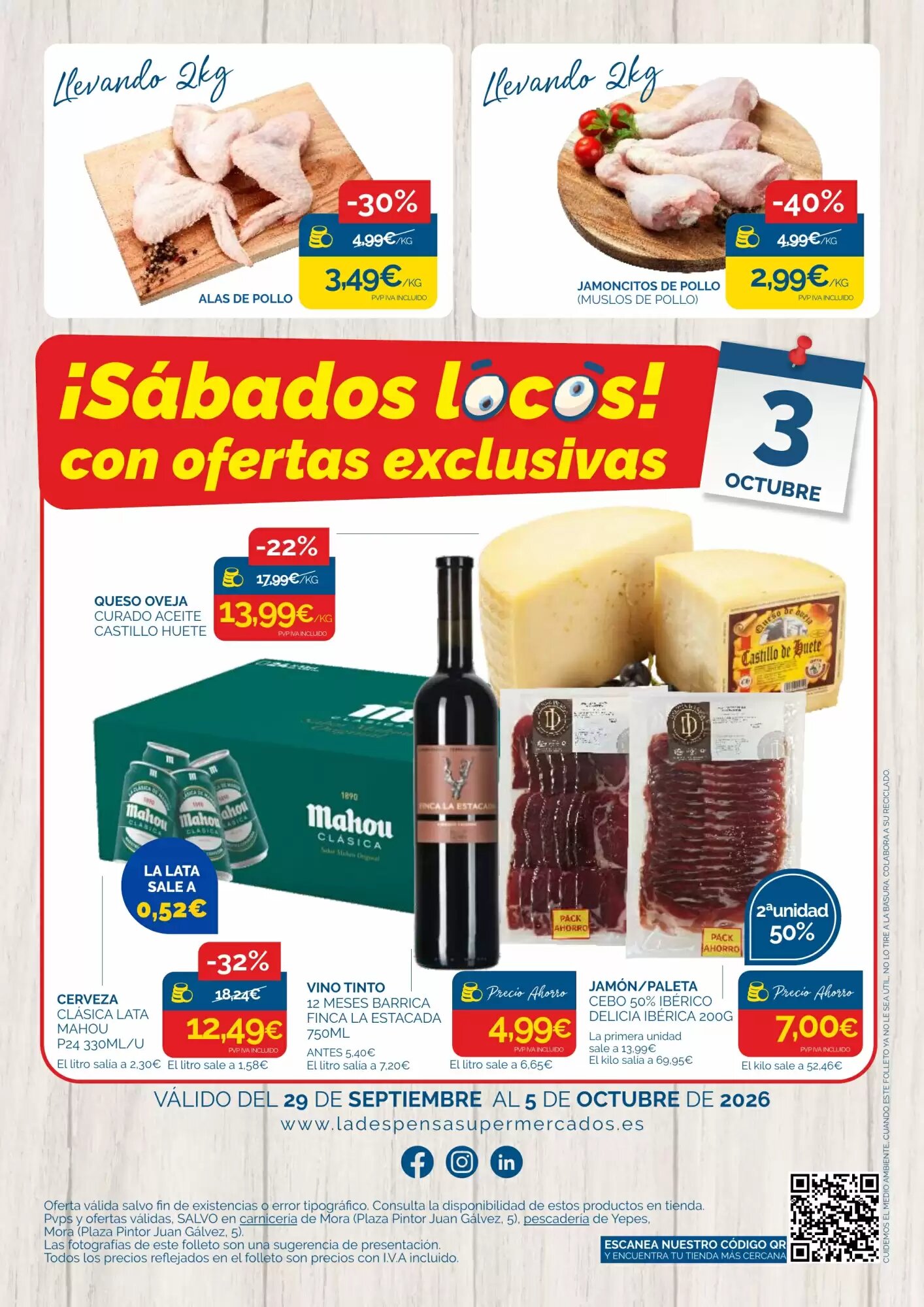 Folleto promocional de Supermercados La Despensa válido desde el 29/09/2026 - Página 4.