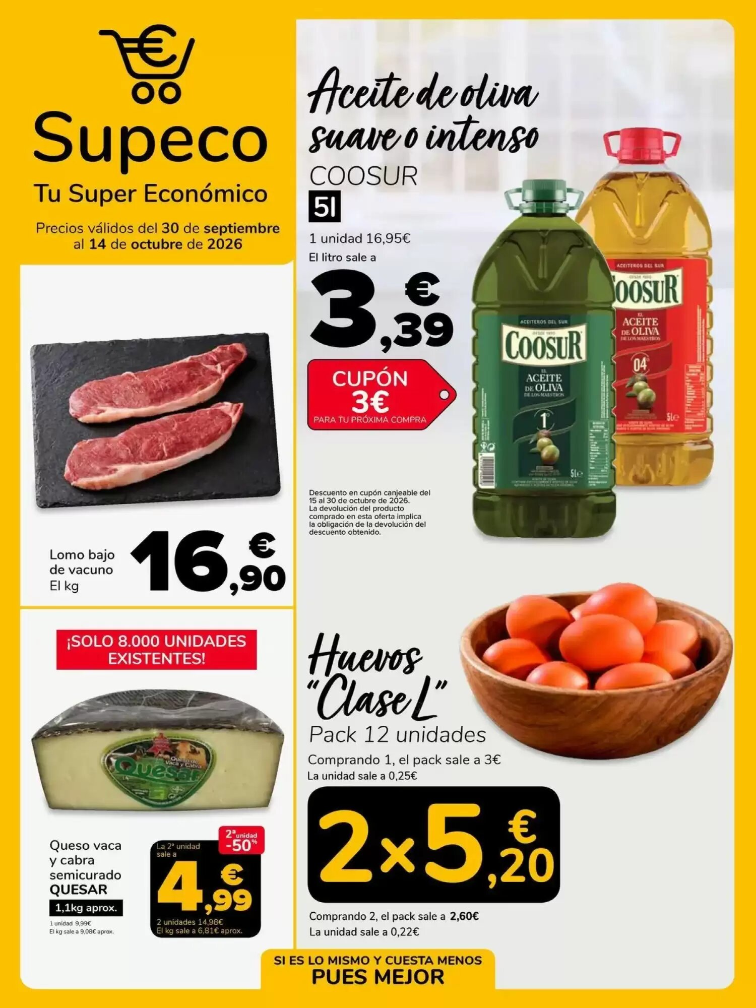 Folleto promocional de Supeco válido desde el 29/09/2026 - Página 1.