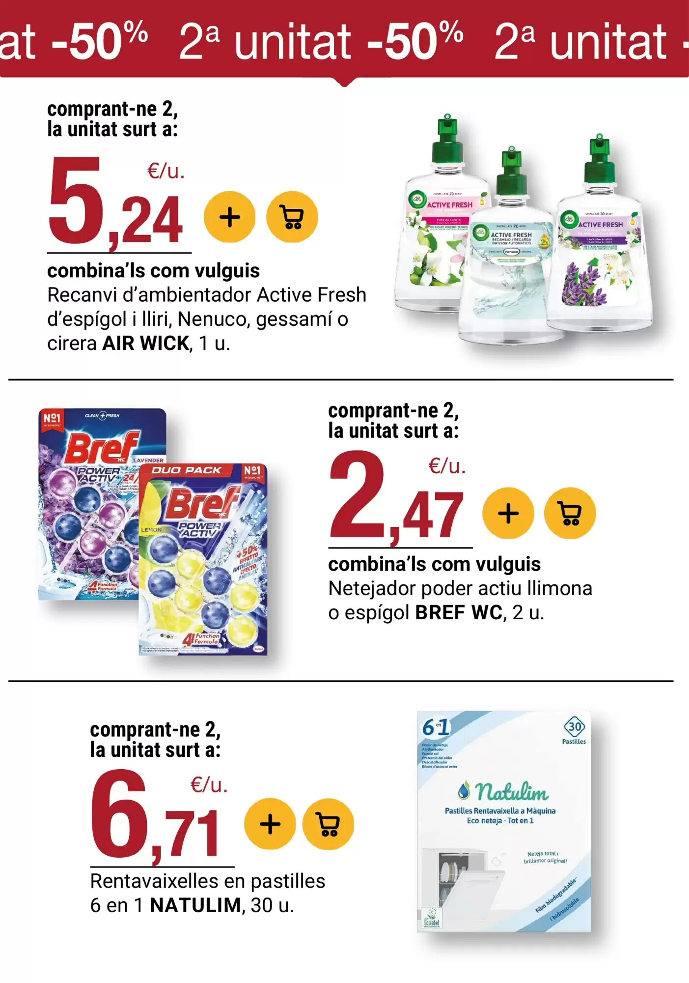 Folleto promocional de BonpreuEsclat válido desde el 29/09/2026 - Página 52.