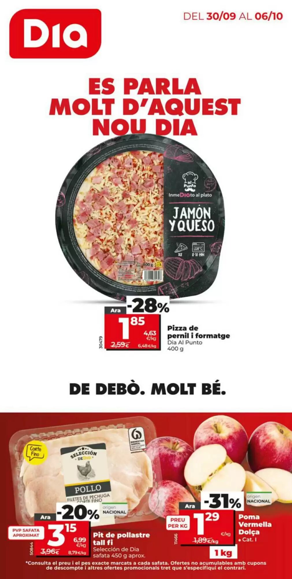 Folleto promocional de Dia válido desde el 30/09/2026 - Página 1.