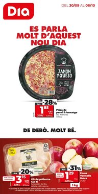Folleto promocional de Dia válido desde el 30/09/2026