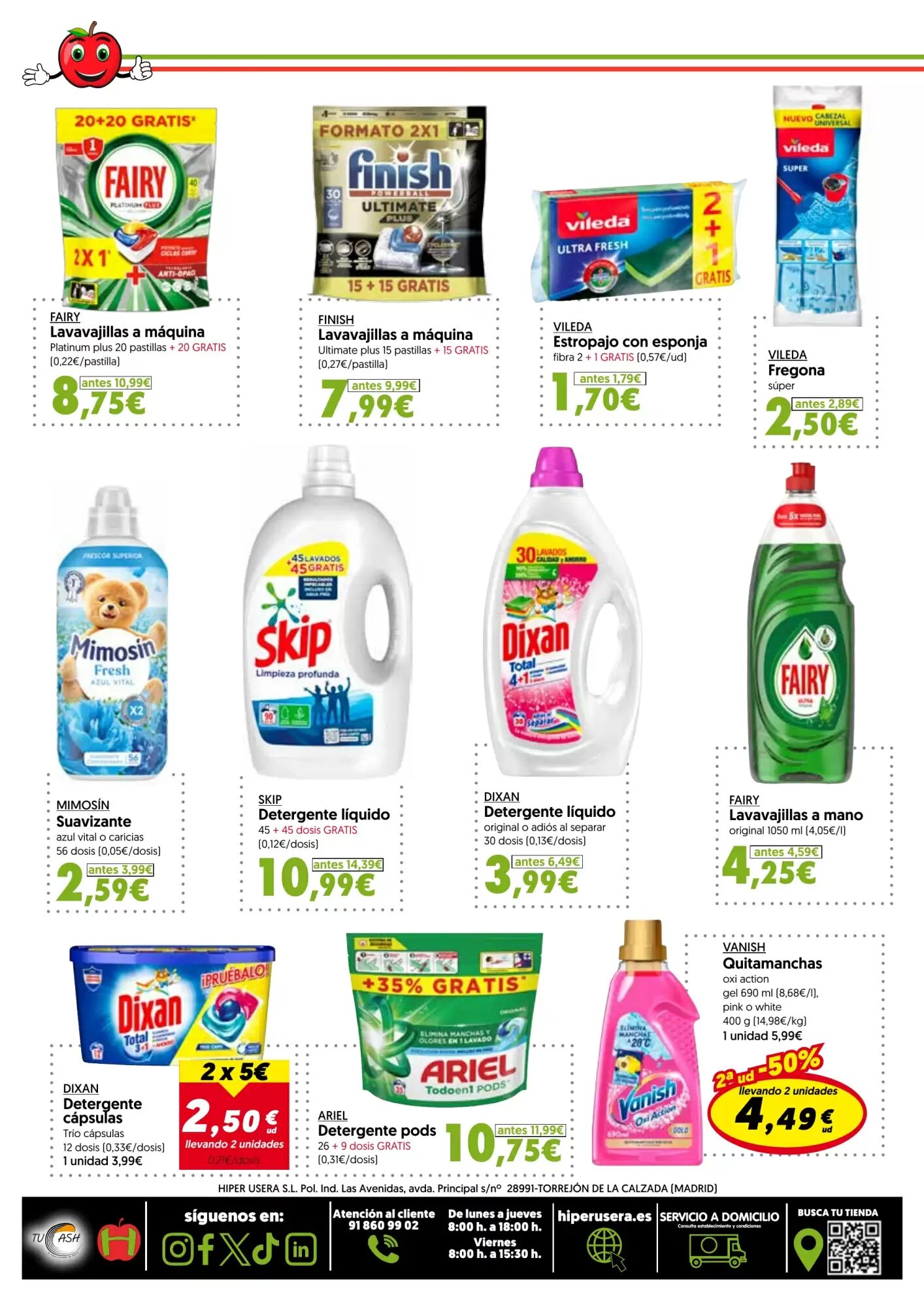 Folleto promocional de Hiper Usera válido desde el 30/09/2026 - Página 16.