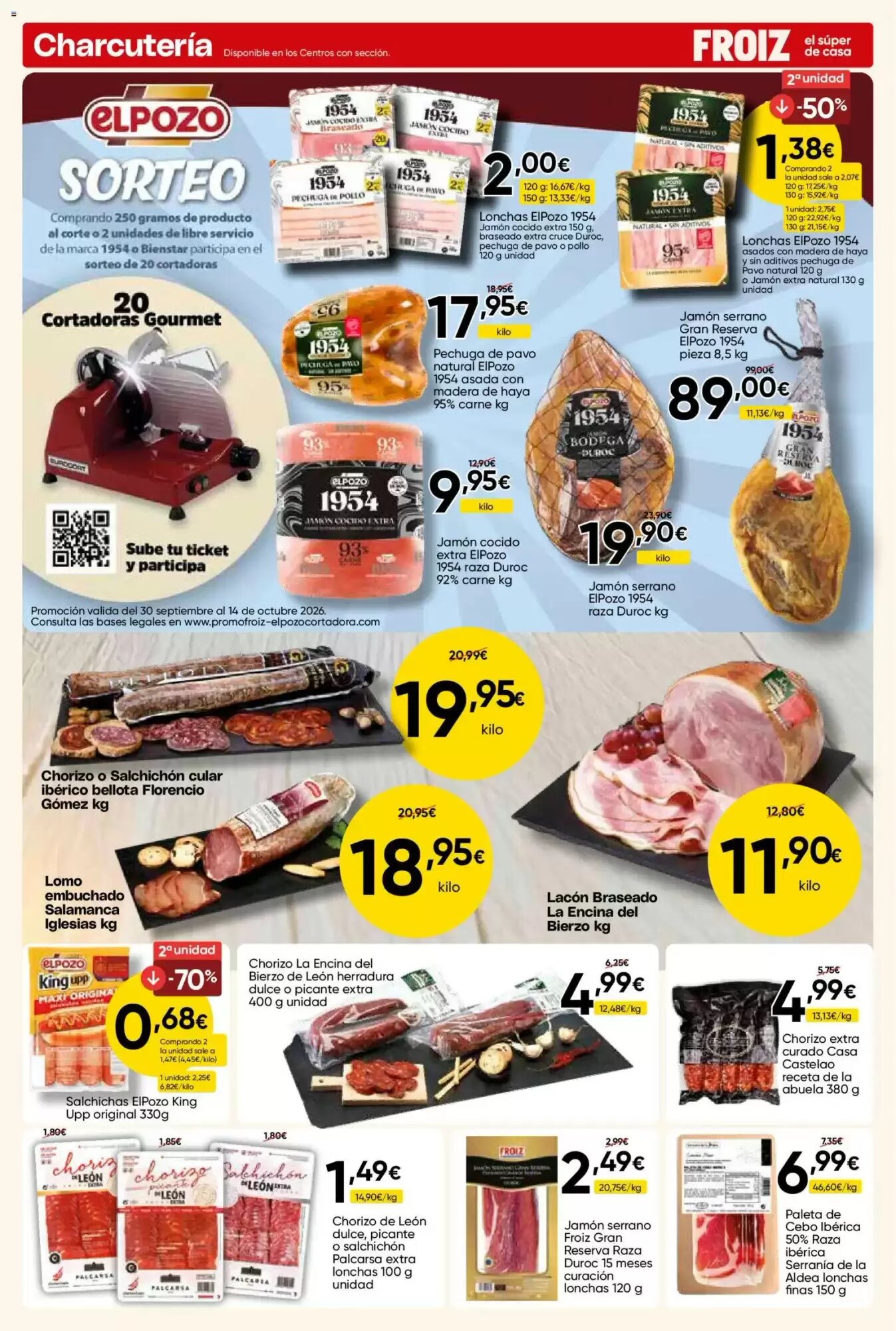 Folleto promocional de FROIZ válido desde el 30/09/2026 - Página 6.