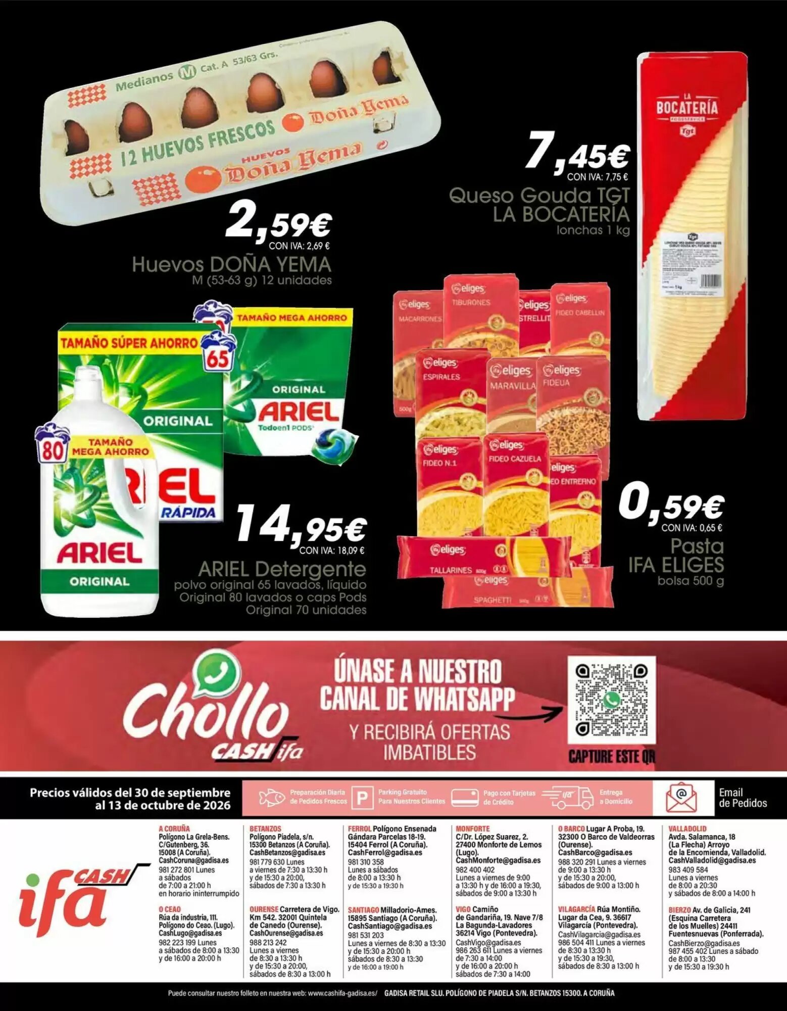 Folleto promocional de Cash Ifa válido desde el 30/09/2026 - Página 20.