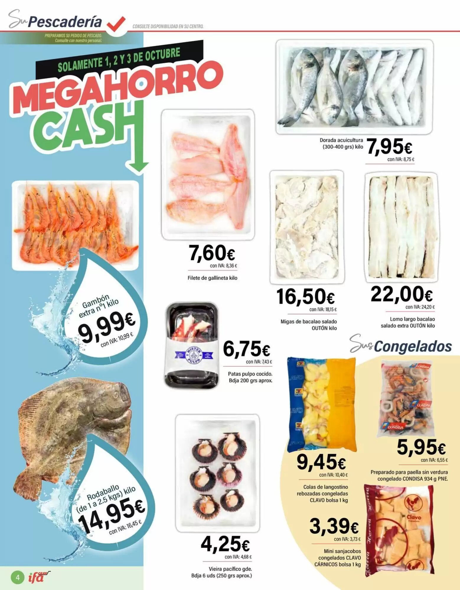 Folleto promocional de Cash Ifa válido desde el 30/09/2026 - Página 4.