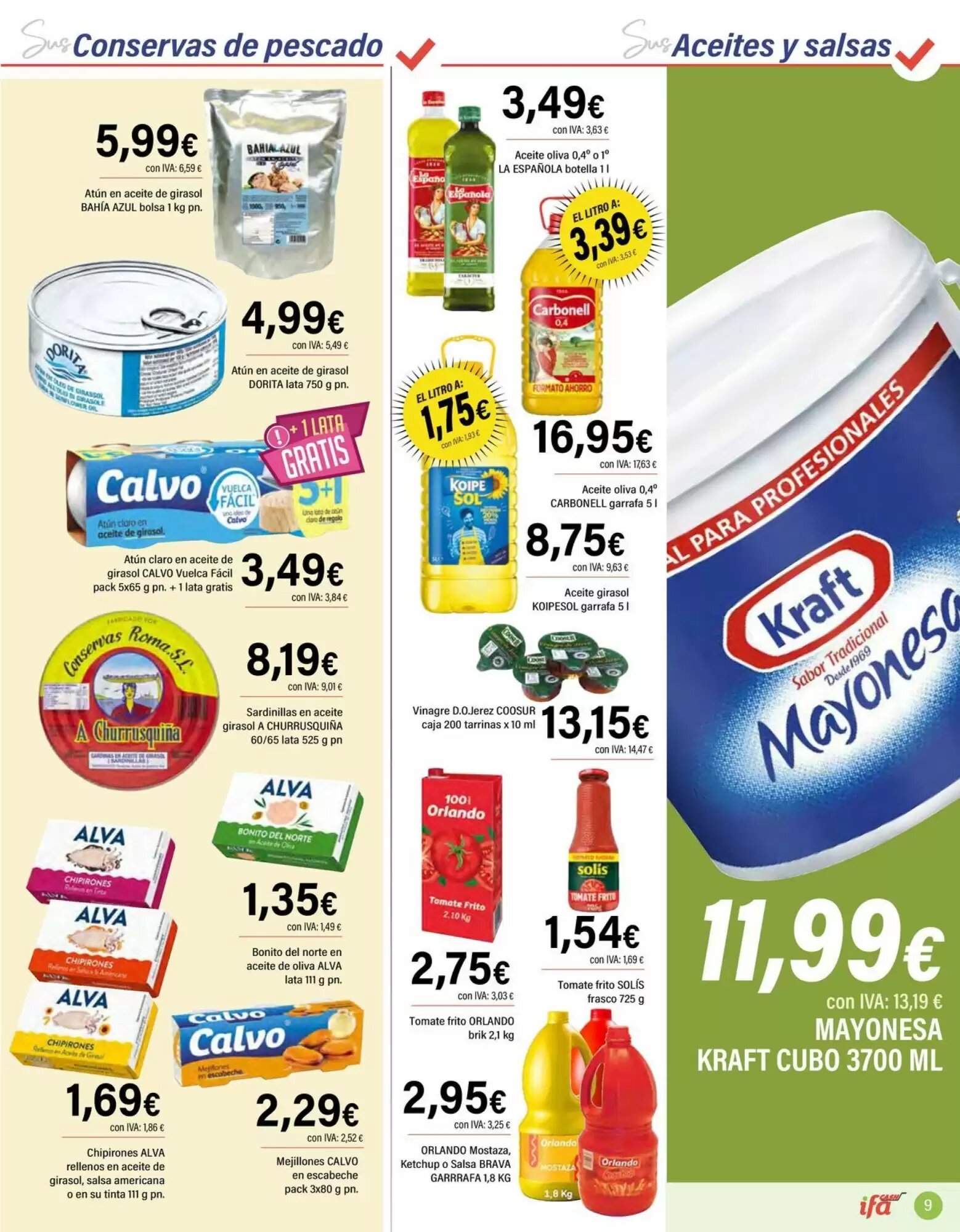 Folleto promocional de Cash Ifa válido desde el 30/09/2026 - Página 9.