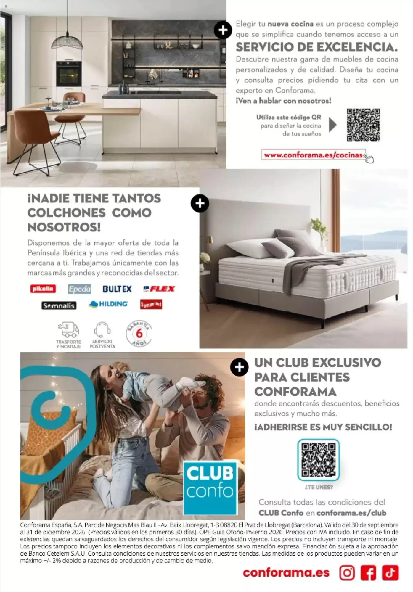 Folleto promocional de Conforama válido desde el 30/09/2026 - Página 36.