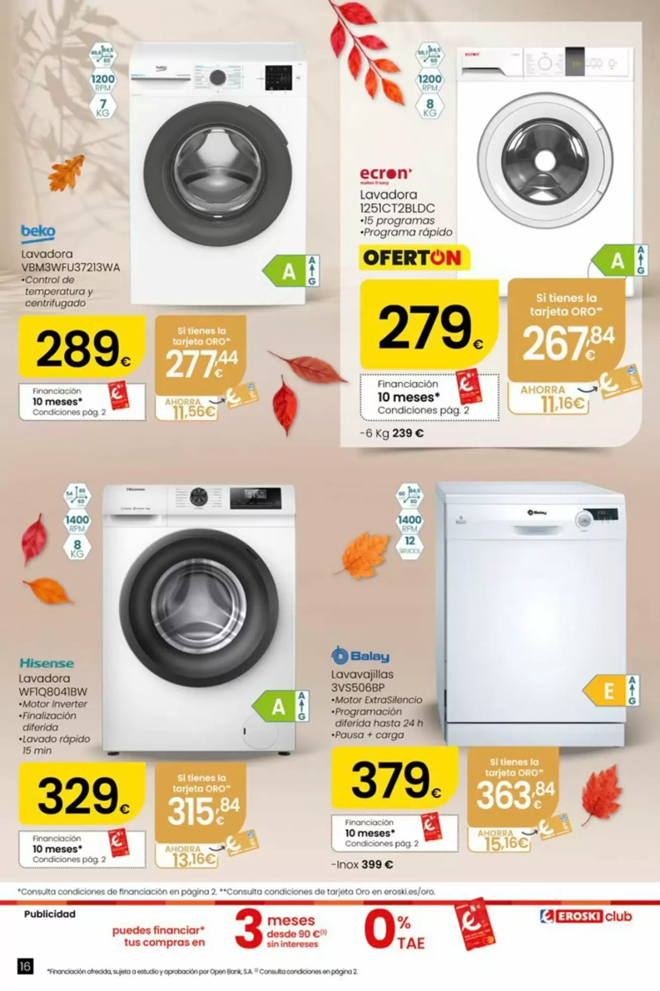Folleto promocional de Conforama válido desde el 30/09/2026 - Página 16.