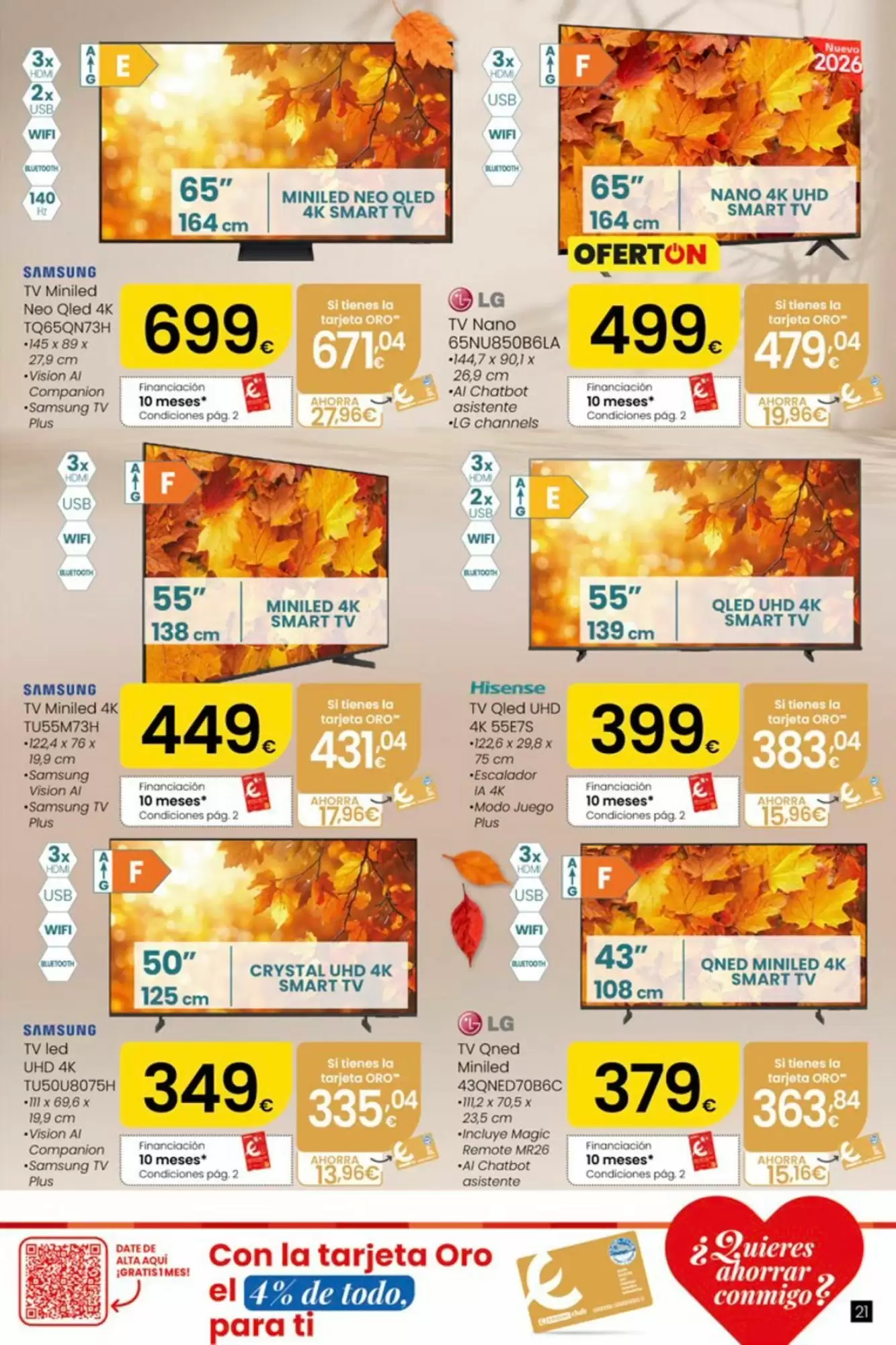 Folleto promocional de Conforama válido desde el 30/09/2026 - Página 21.