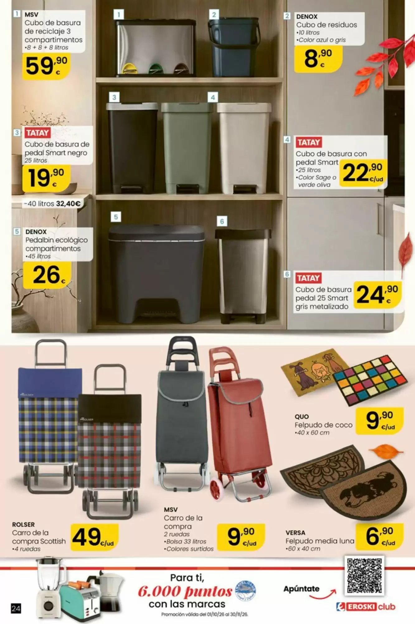 Folleto promocional de Conforama válido desde el 30/09/2026 - Página 24.